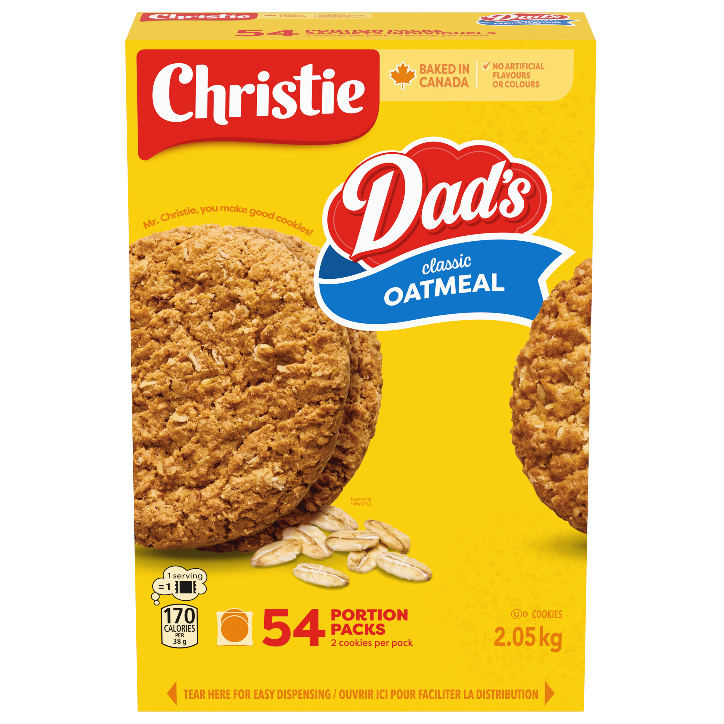 Dad's Classic Oatmeal Cookies, 54 × 38 g