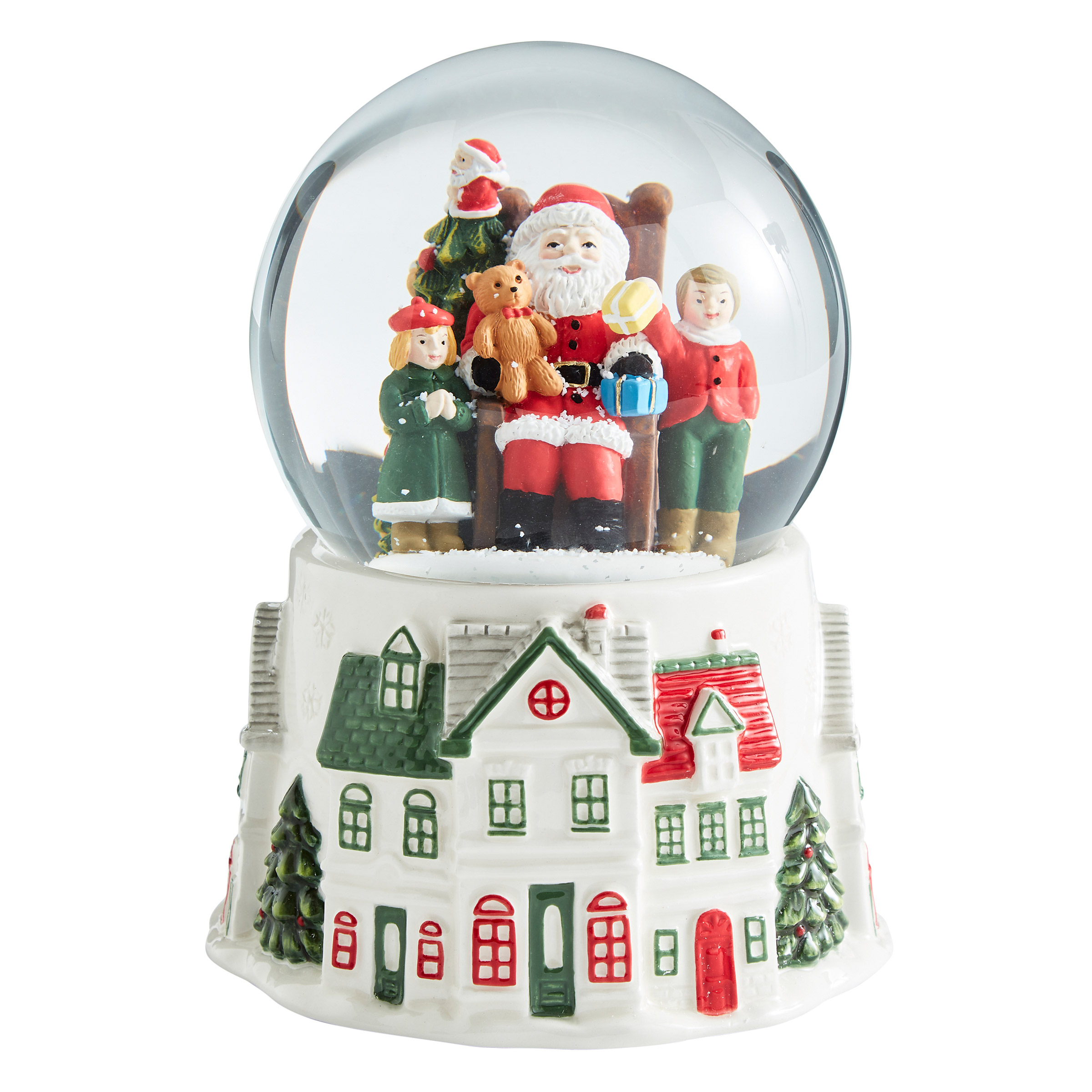 Spode Christmas Tree Collection, Christmas Village Snow Globe