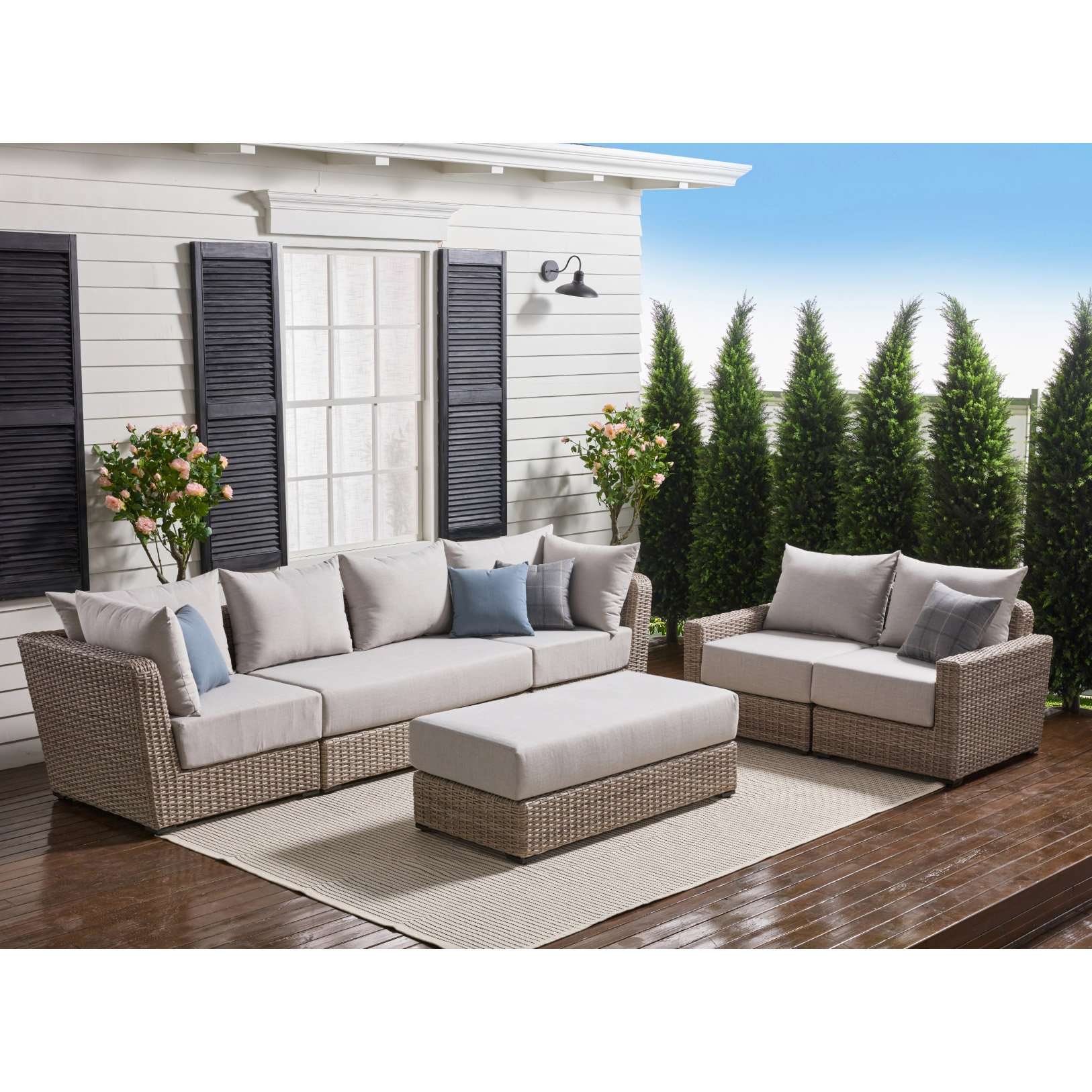 Endura 6-piece Outdoor Patio Modular Seating Set