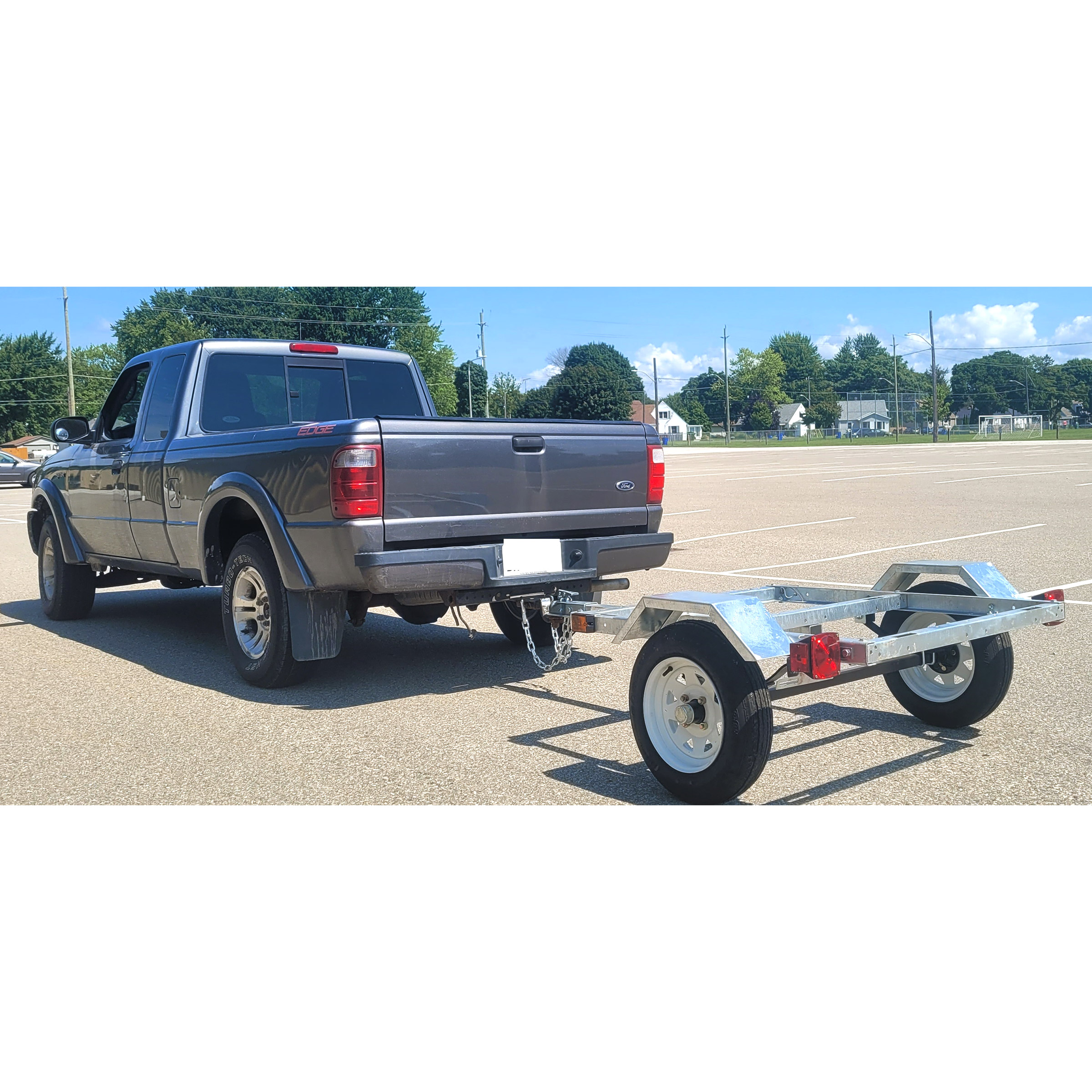 Freedom 3 ft. x 4 ft. Single-axle Small Utility Galvanized Trailer Kit