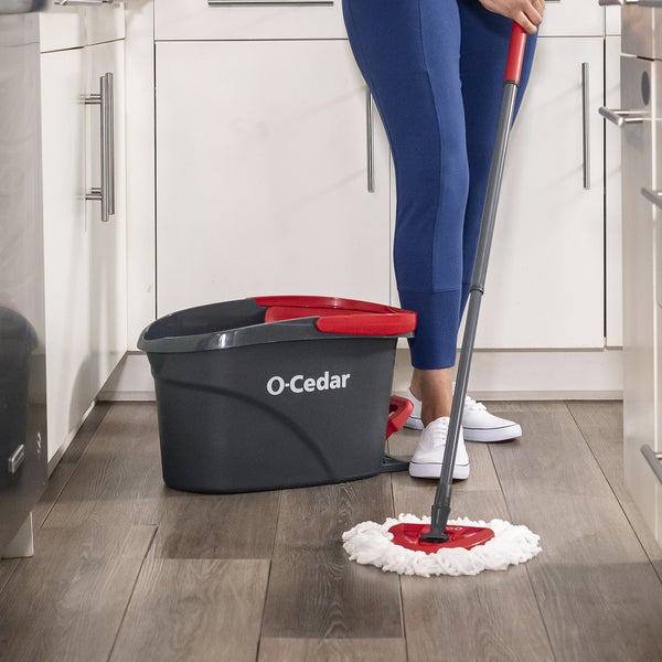 O-Cedar EasyWring Spin Mop & Bucket System with 3 Refills O-Cedar EasyWring Spin Mop & Bucket System with 3 Refills