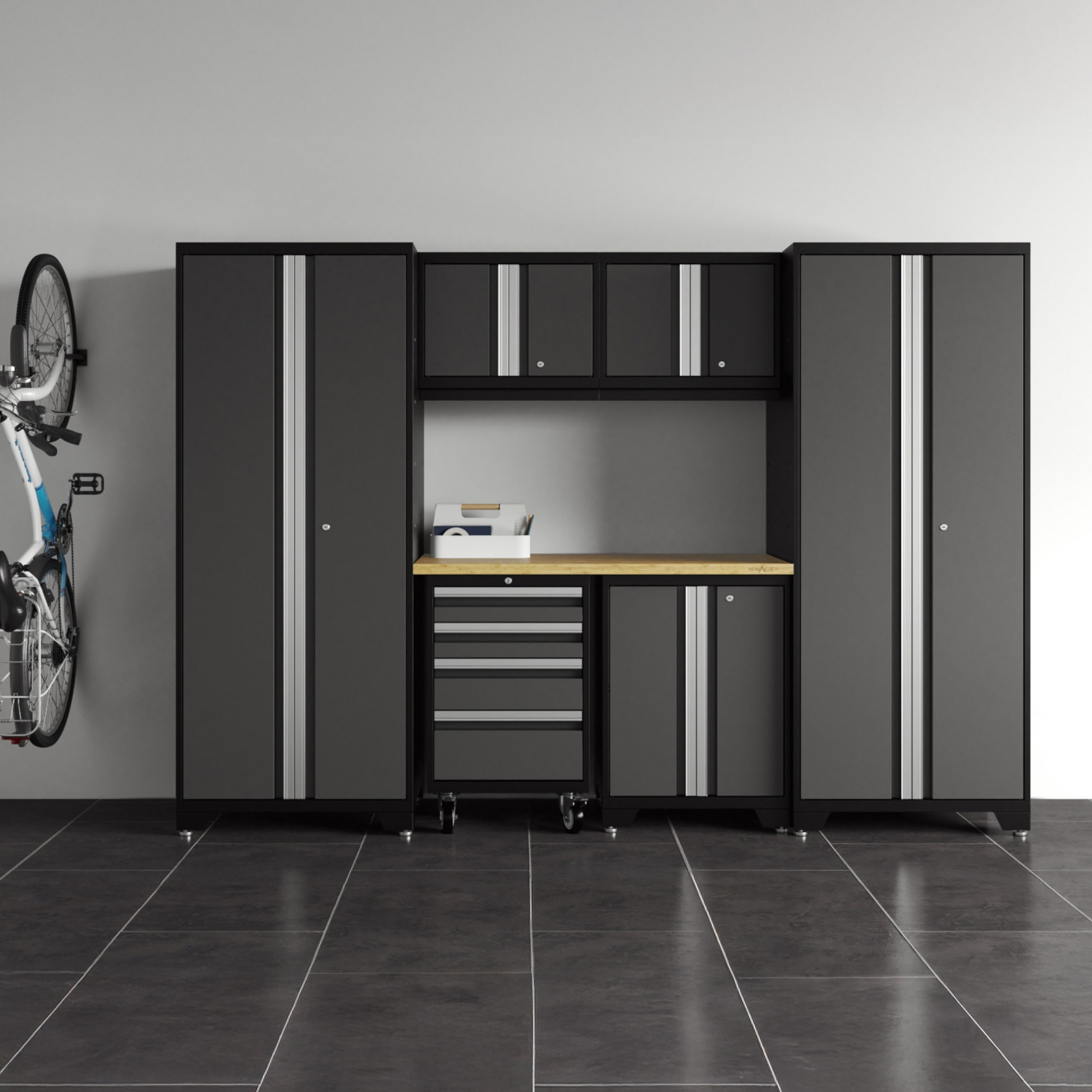 NewAge Products Bold XL Series 7-Piece Garage Cabinetry Set | Costco
