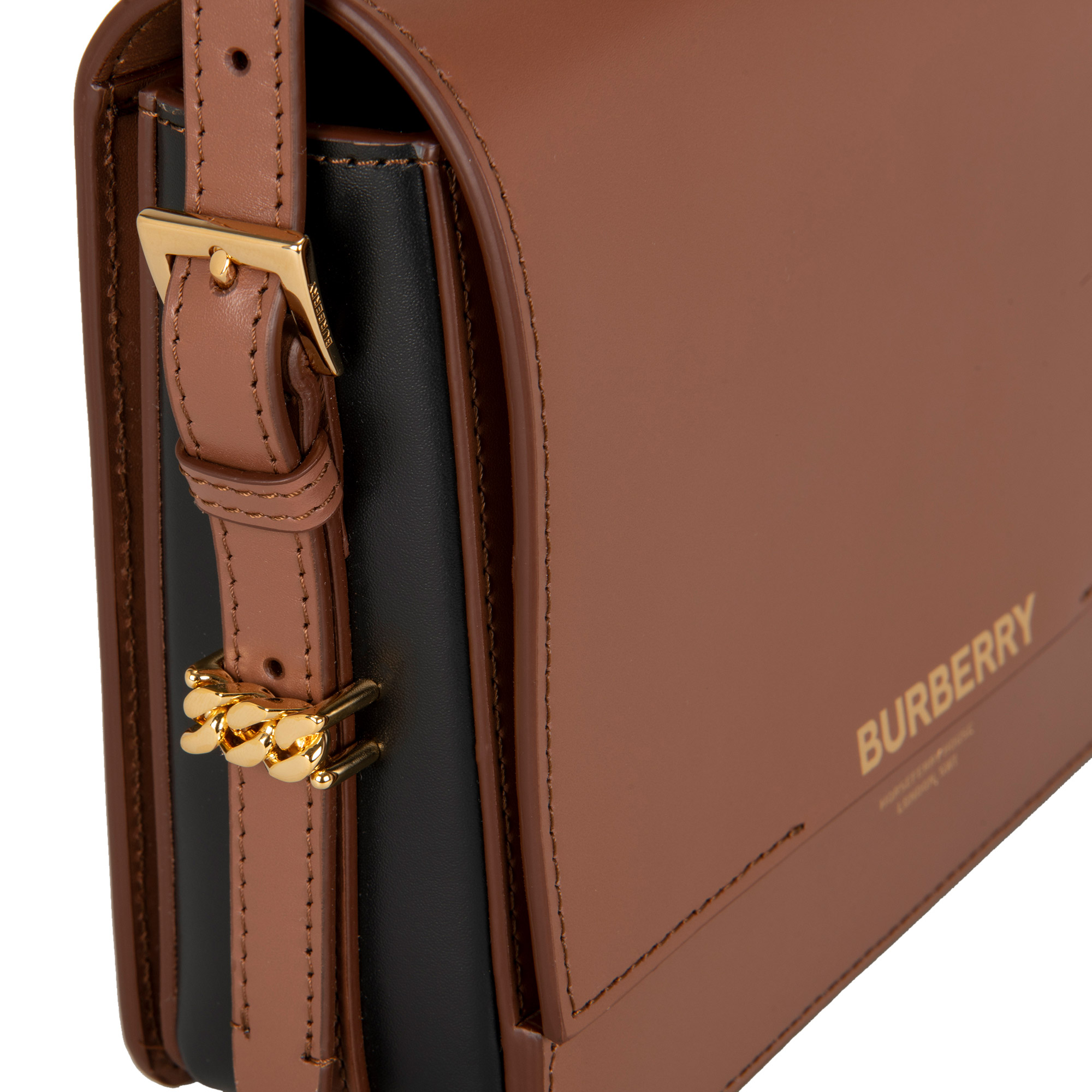 Burberry Grace Leather Shoulder Bag, Brown | Costco