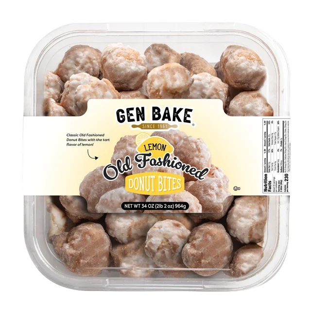 Gen Bake Old Fashioned Lemon Donut Bites, 34 oz