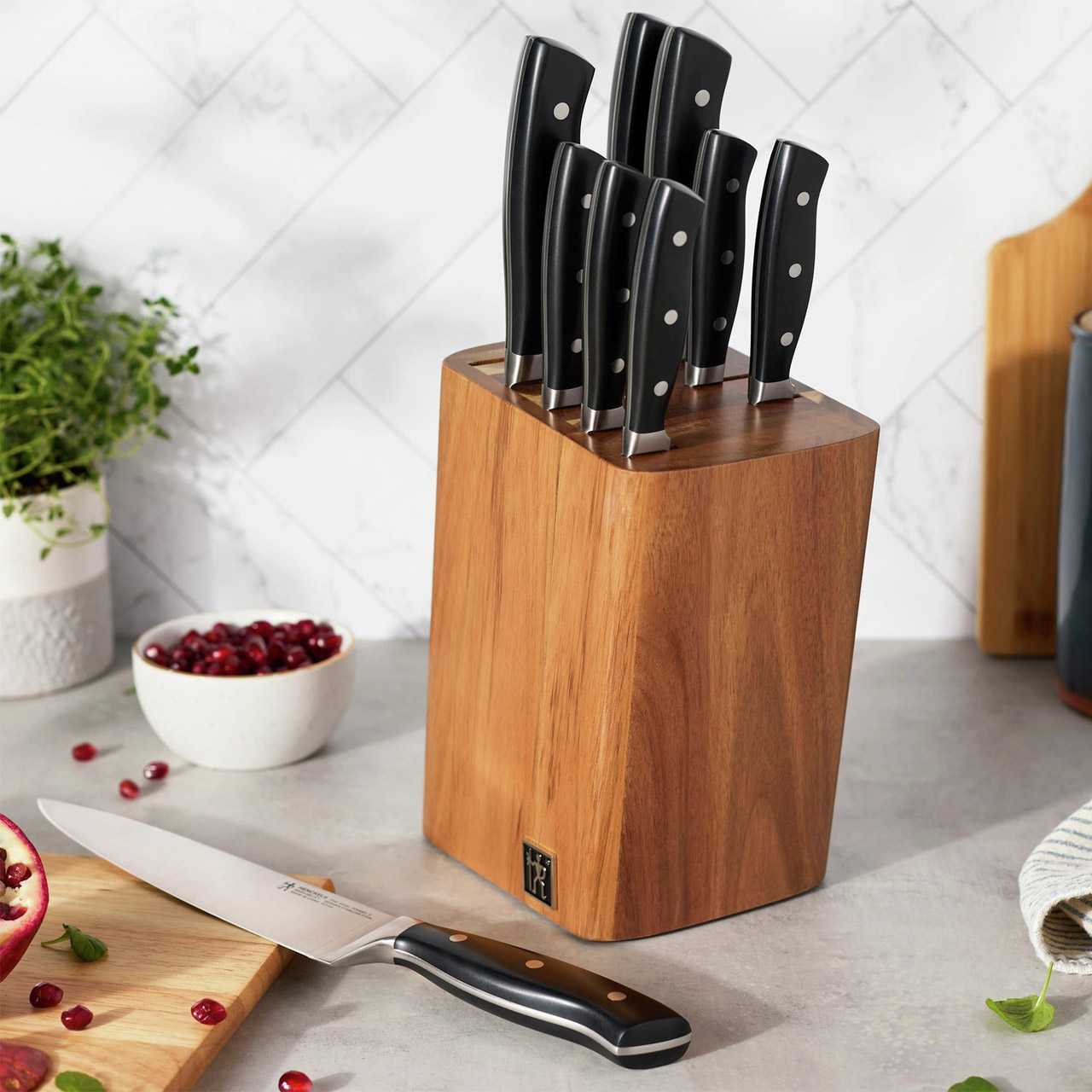 Henckels Fine Edge Forged Knife Block, 10-piece