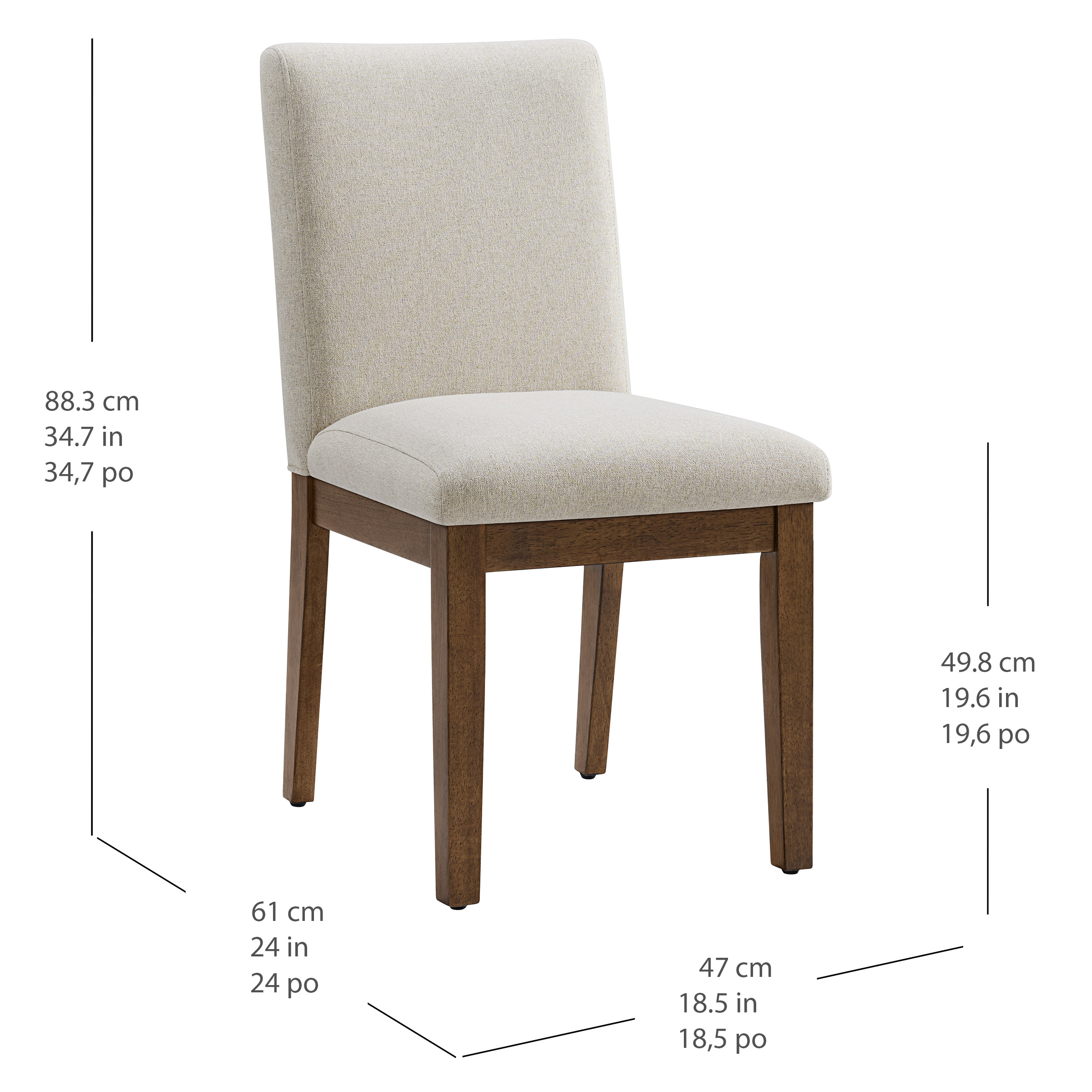 Bayside Furnishings Dining Chair, 2-pack | Costco