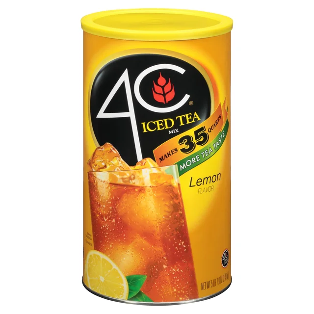 4C Iced Tea Mix, Lemon, 87.9 oz
