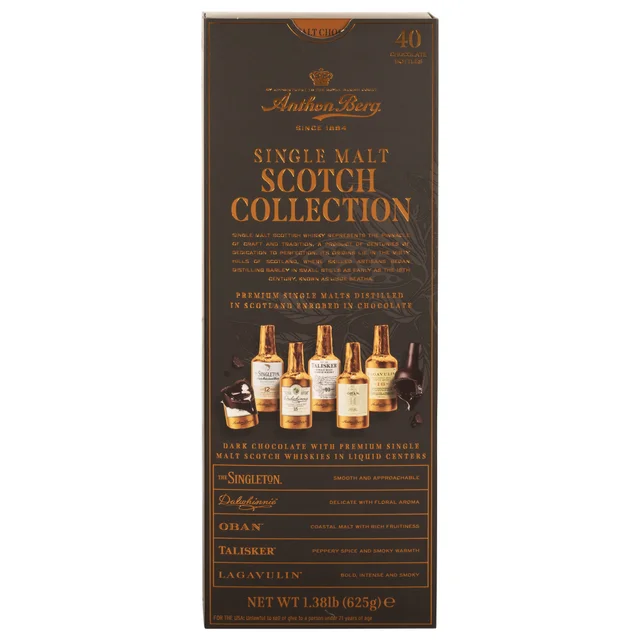 ANTHON BERG SINGLE MALT CHOCOLATE 22.08 OUNCE BOX