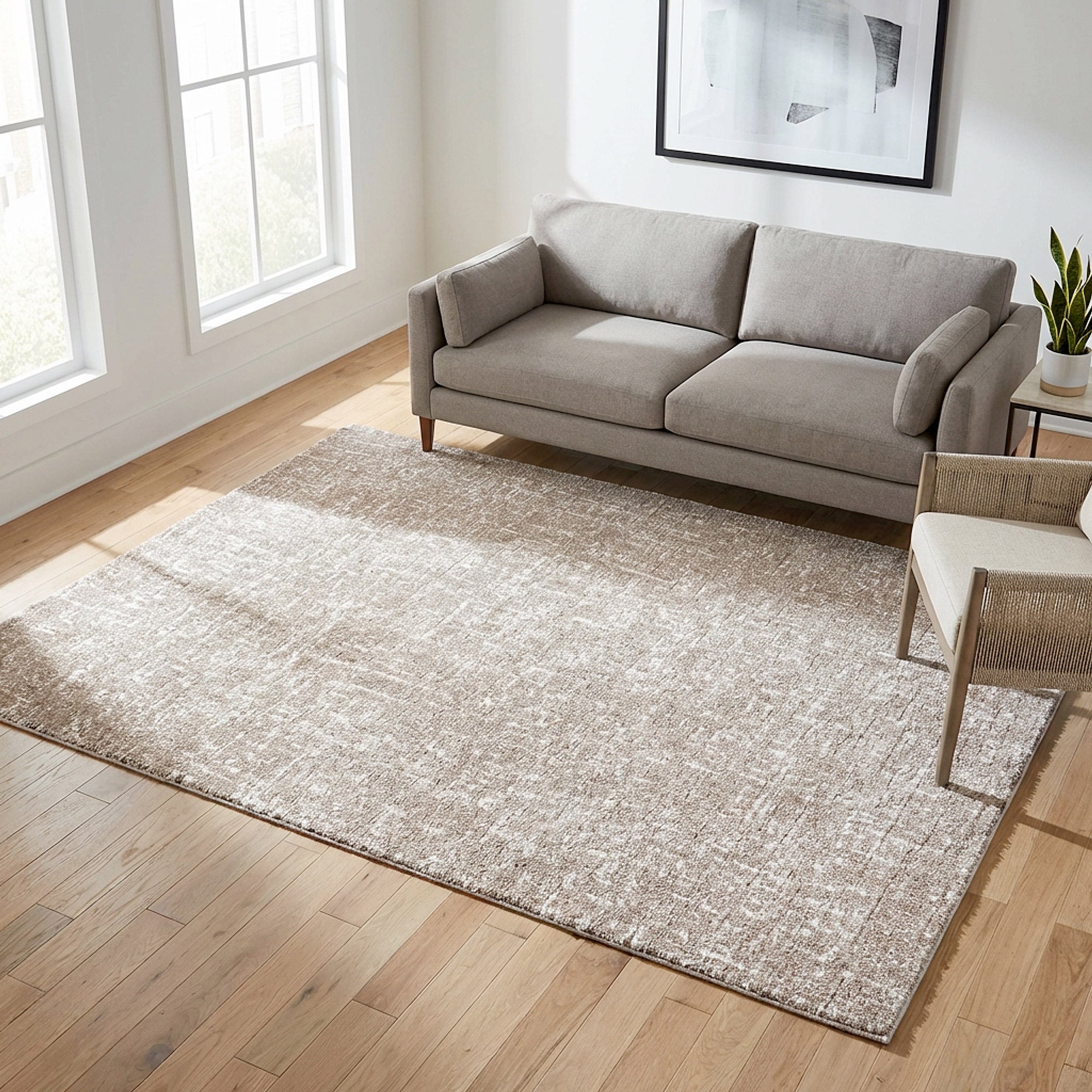 Gertmenian Turin Area Rug, Erykah Beige, 5'3” x 7' | Costco
