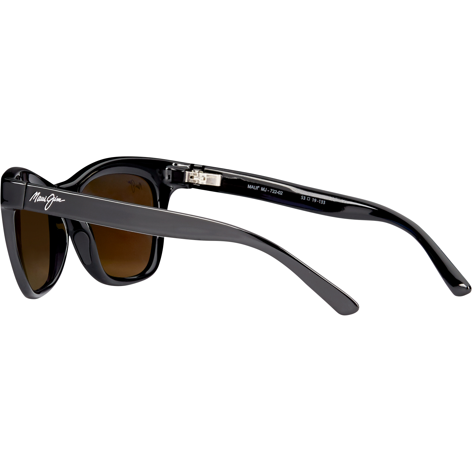 Maui Jim Sweet Leilani B722-02 Gloss Black Polarized Sunglasses