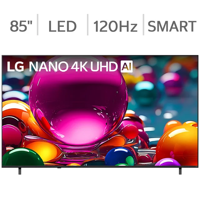 LG 85" Class - NANO 4K UHD AI NU87 Series - 4K Smart TV - Allstate 3-Year Protection Plan Bundle Included For 5 Years of Total Coverage*