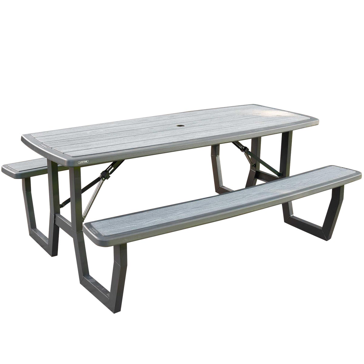 Lifetime Rough-Cut Folding Picnic Table, 71.9 Lifetime Rough-Cut Folding Picnic Table, 71.9