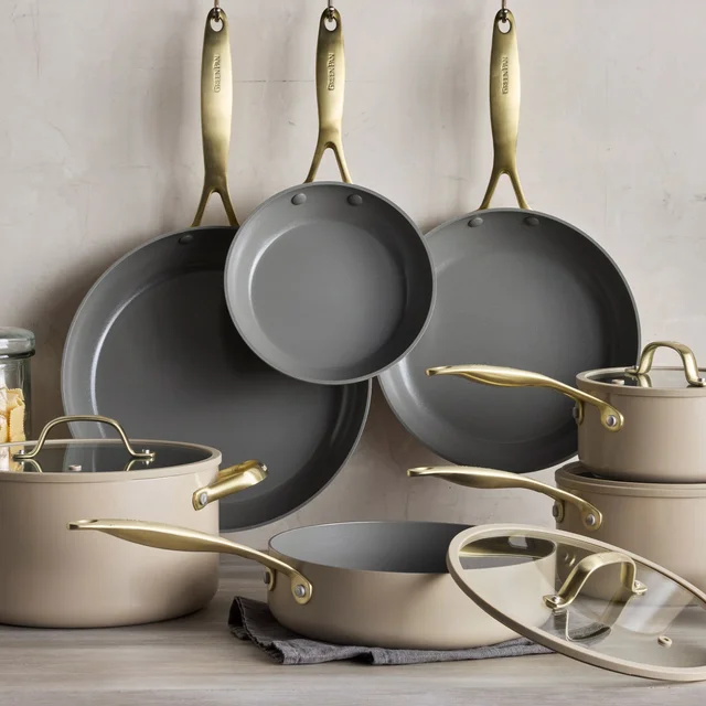 GREENPAN JEWEL CERAMIC NON-STICK 11PC COOKWARE SET