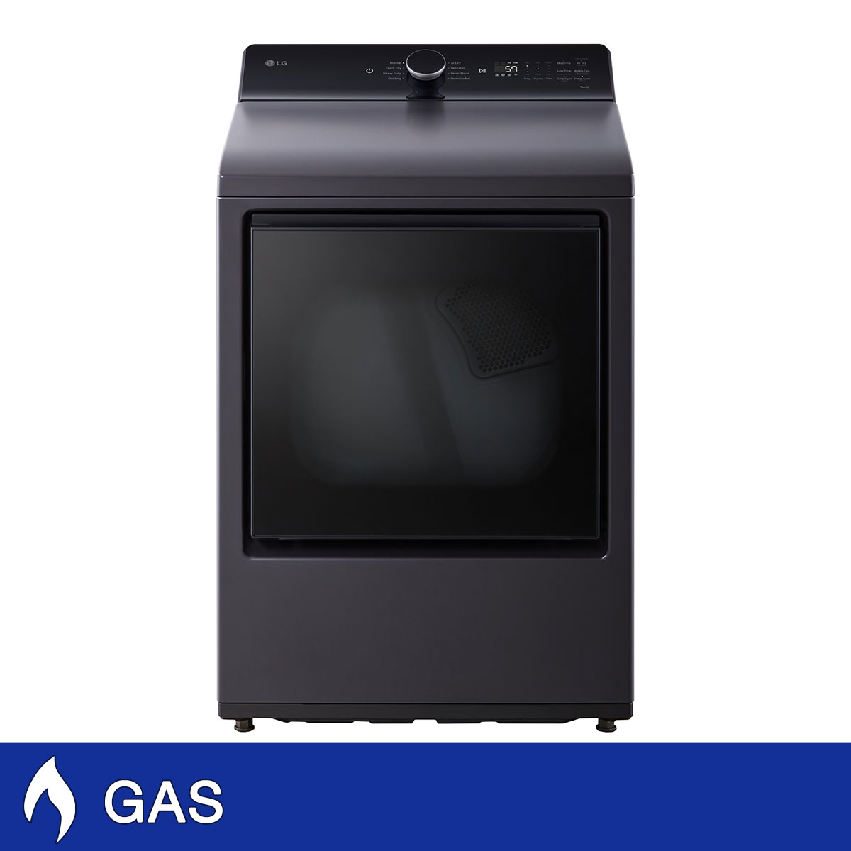 LG 7.3 cu. ft. Rear Control Gas Dryer with Built-In Intelligence