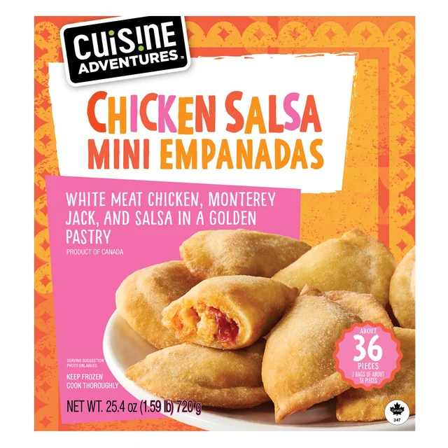 CUISINE ADVENTURES CHICKEN MINI EMPANADAS 25.4 OUNCE BOX