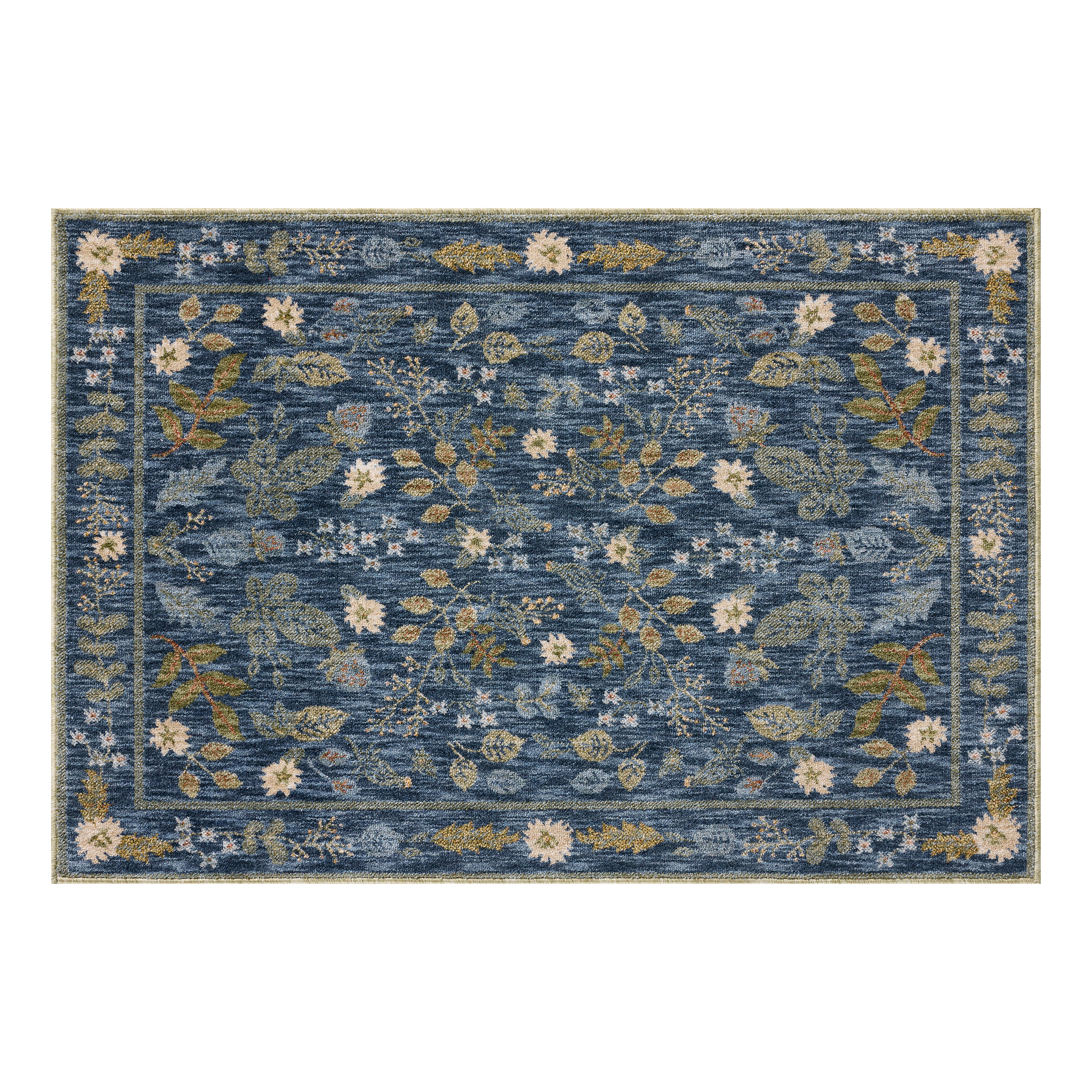 Rifle Paper Co. x Loloi Figaro Area Rug, Blue, 2'8