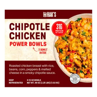 CHEF HAK'S CHIPOTLE CHICKEN BOWLS 3 / 12 OUNCE PACKAGES