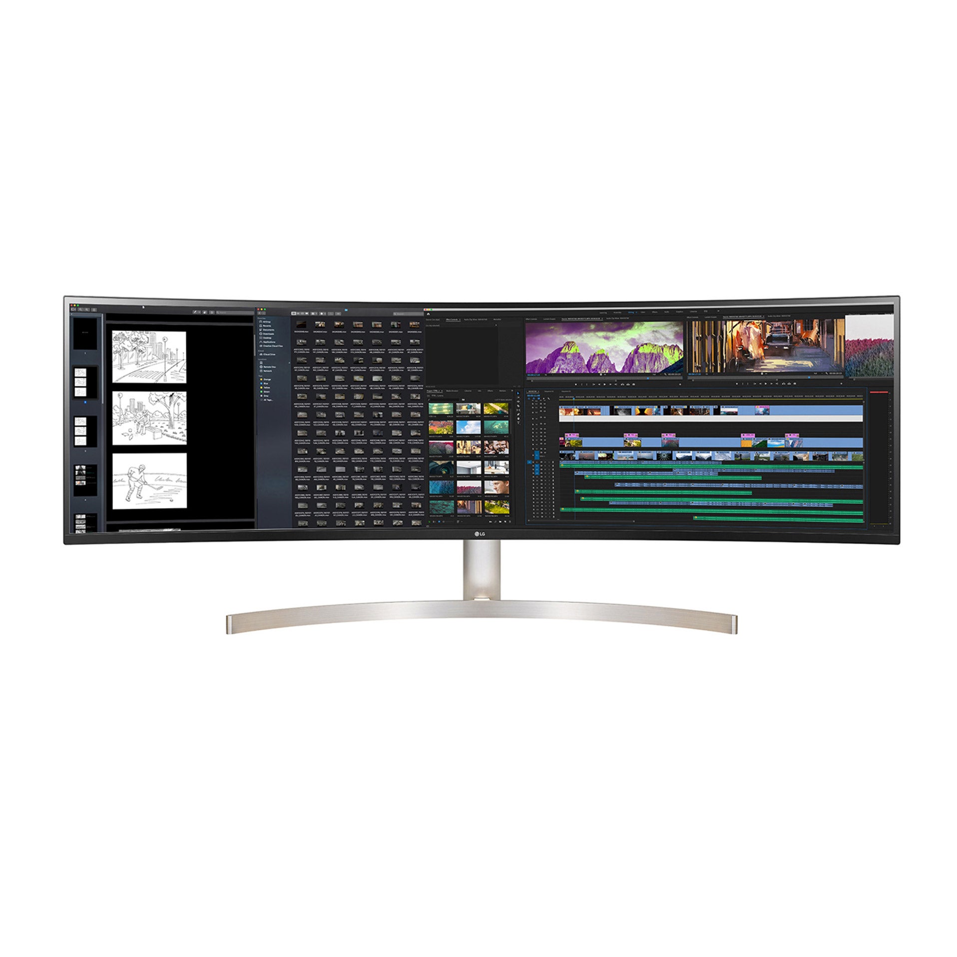LG 49インチ LG 49” UltraWide Dual QHD IPS Curved LED Monitor | Costco