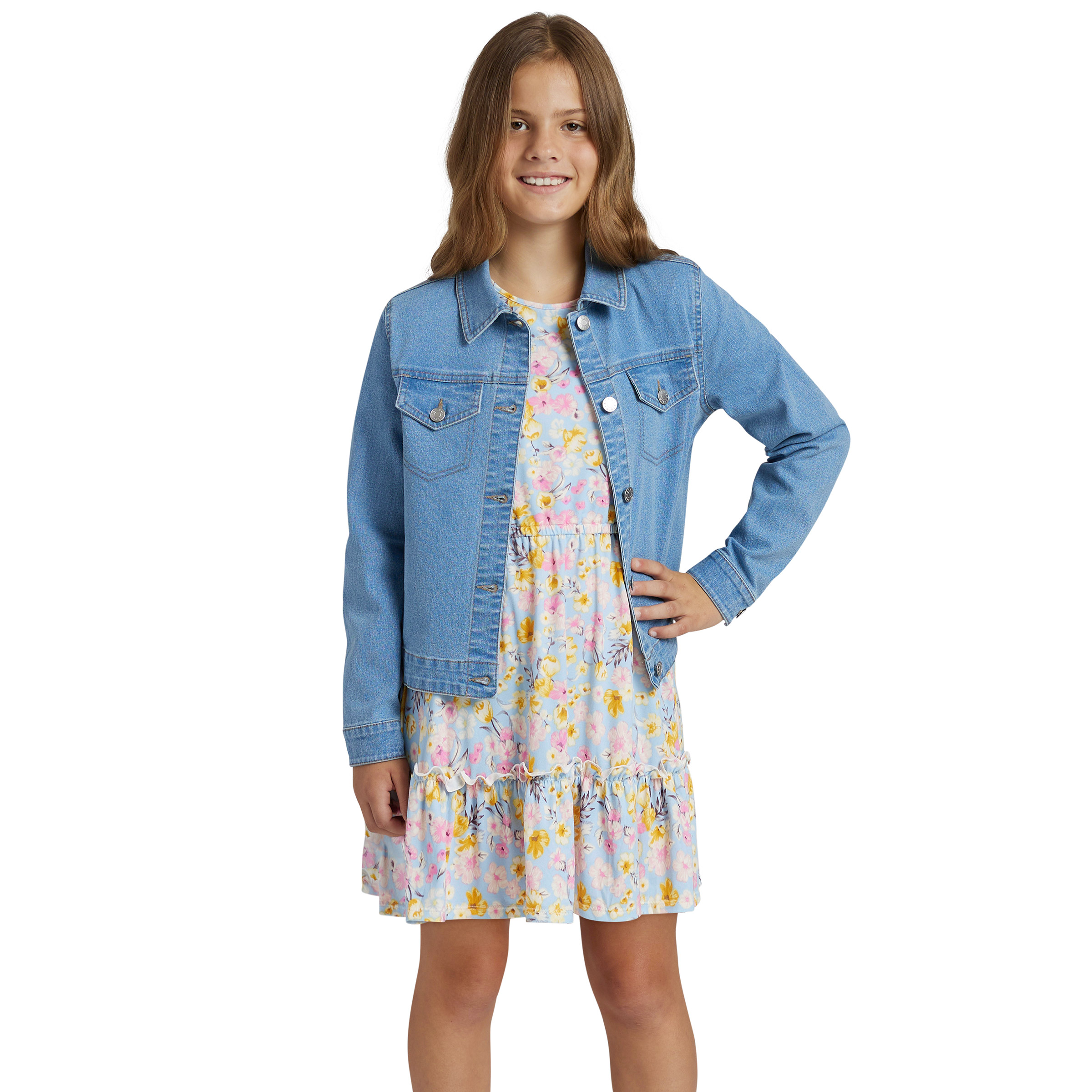 Oversized Denim Denim Jacket Costco BCBG Youth Dress Denim Jacket