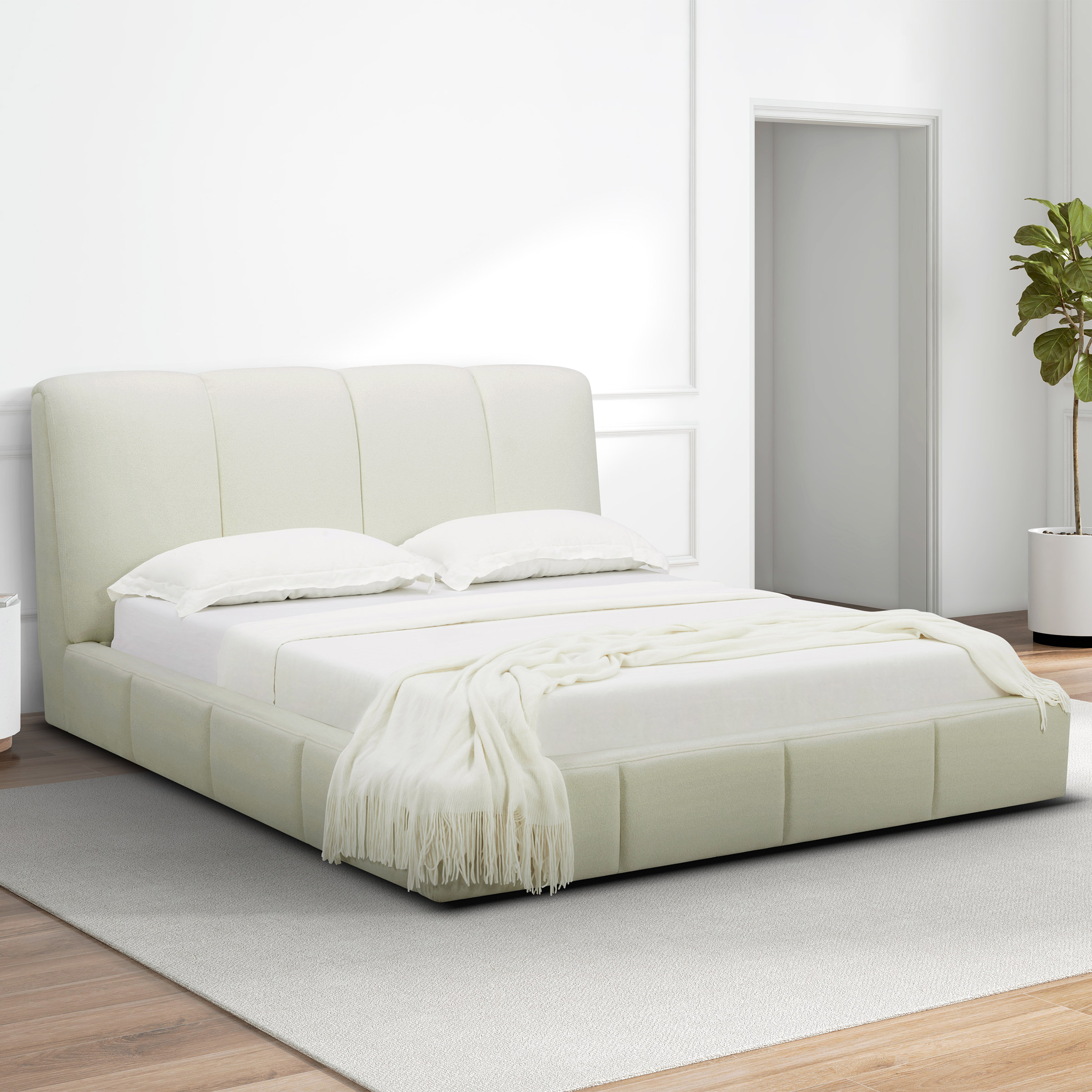 Aiden & Ivy Upholstered Queen Bed