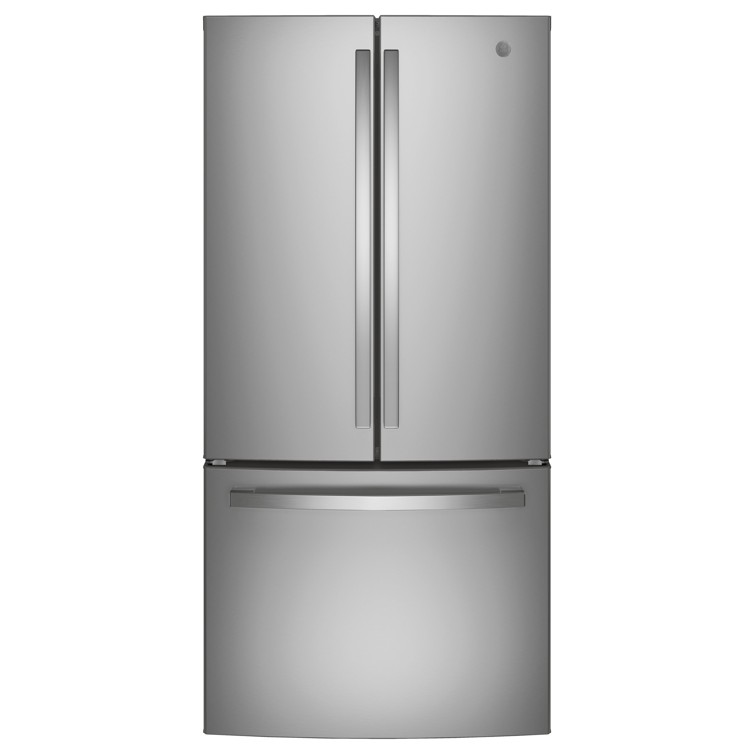 GE 33 in. 18.6 cu.ft. Bottom Freezer Counter Depth Refrigerator with Internal Water Dispenser