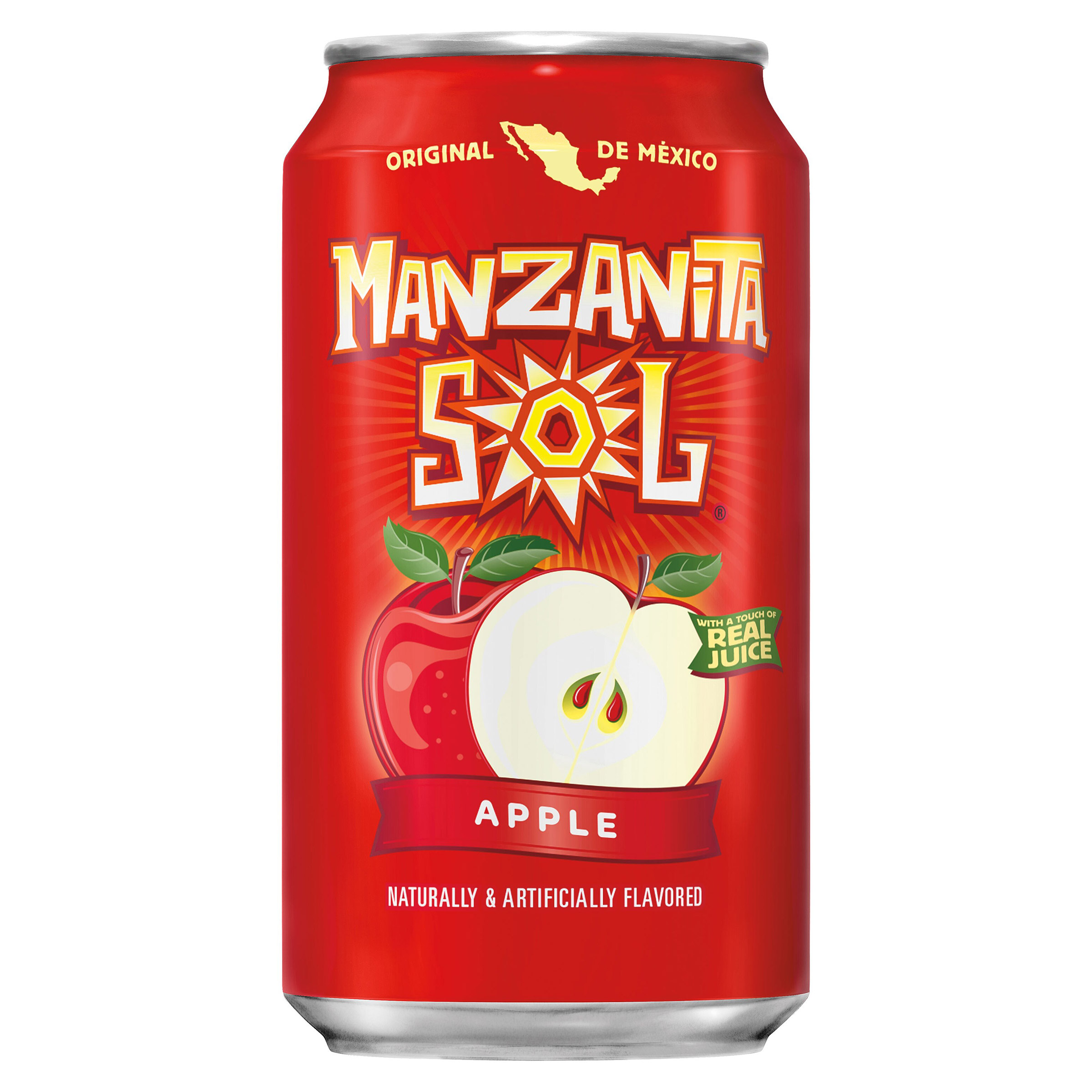 Manzanita Sol Apple Soda, 12 fl oz, 24-count | Costco