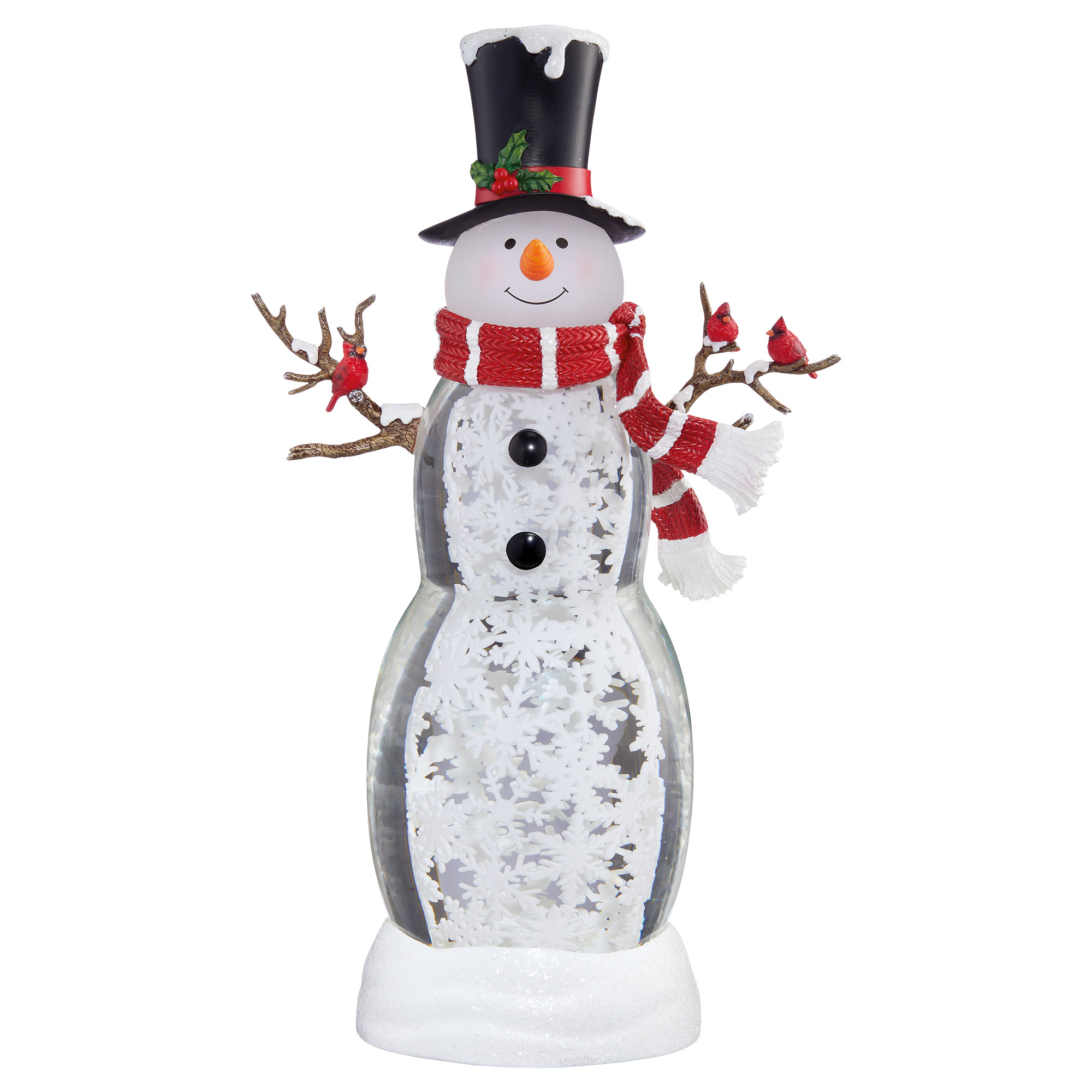 20 in. Snowman Lantern with LED Lights | Costco