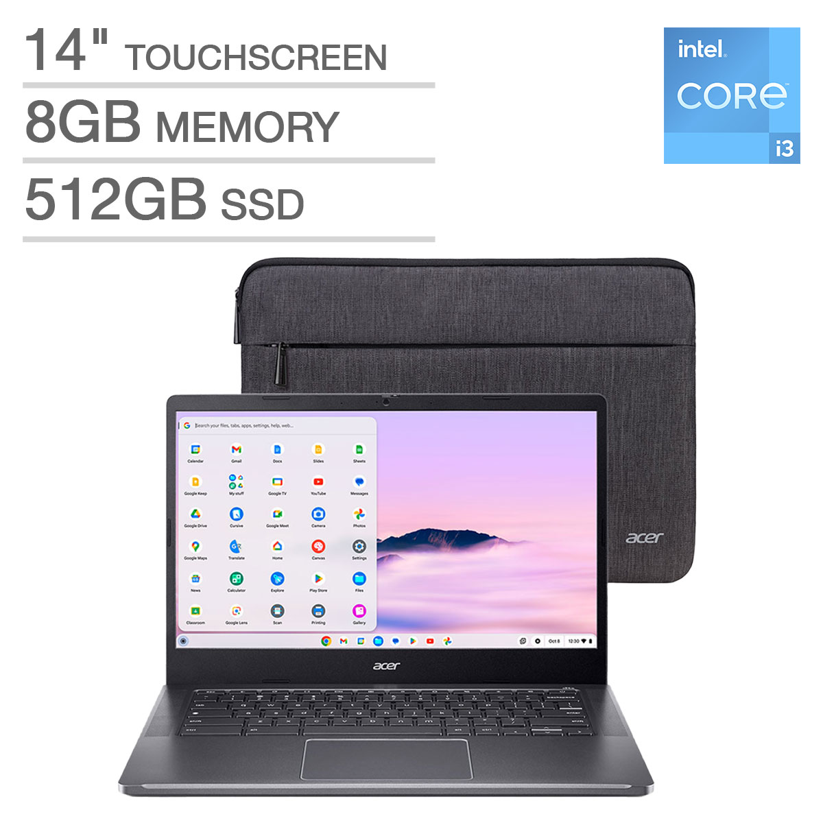 Acer Chromebook Plus 14" Touchscreen Laptop with Google AI - Thumbnail 3