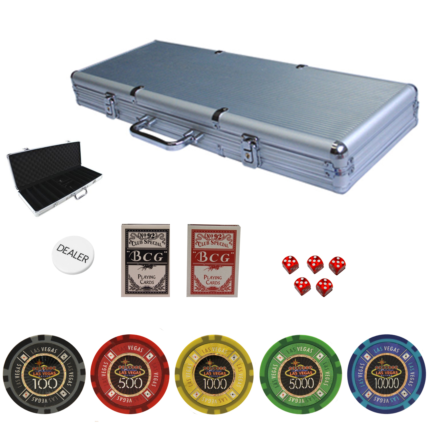 Las Vegas 500-chip Poker Set