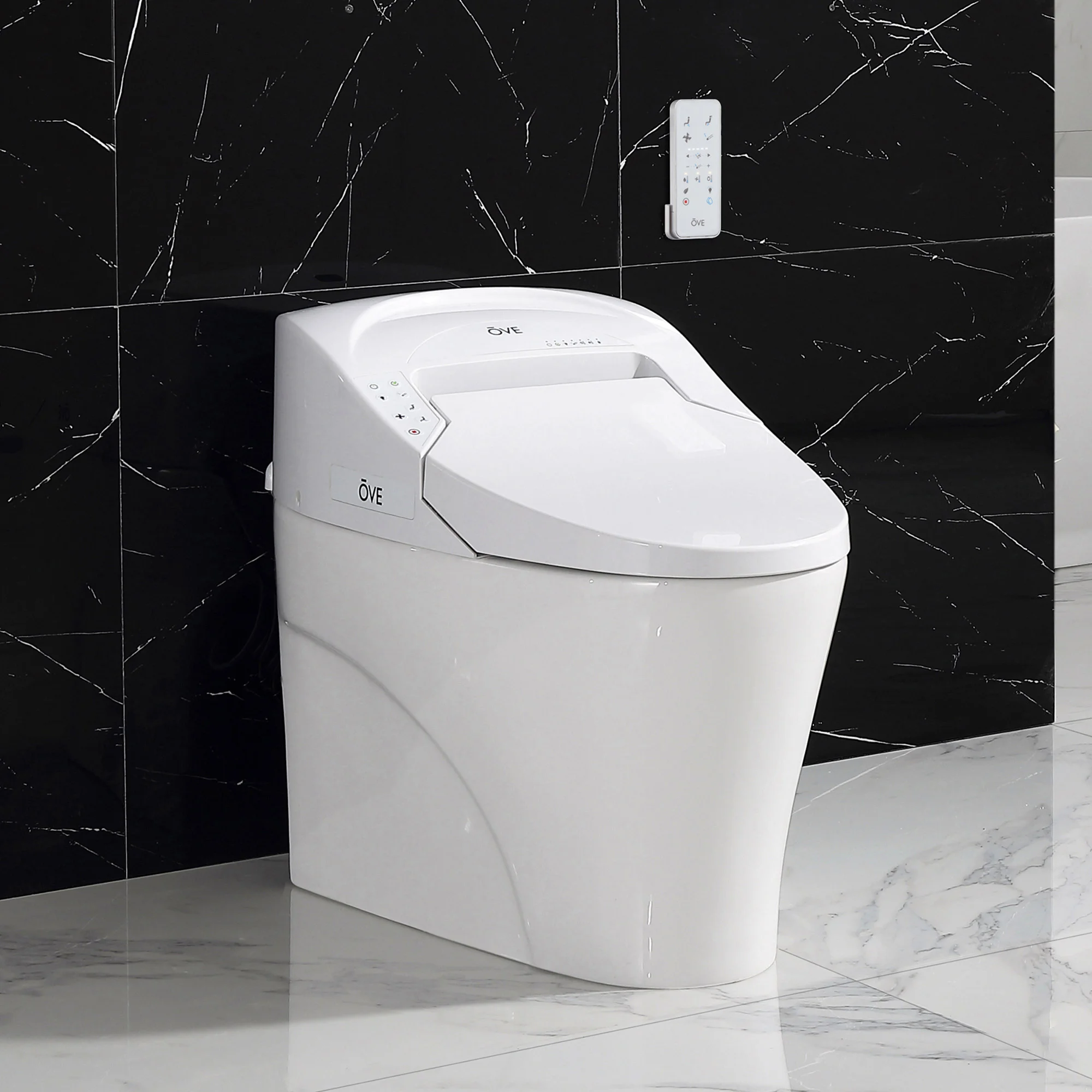 OVE Decors Saga Smart Bidet Toilet with Remote Control | Costco