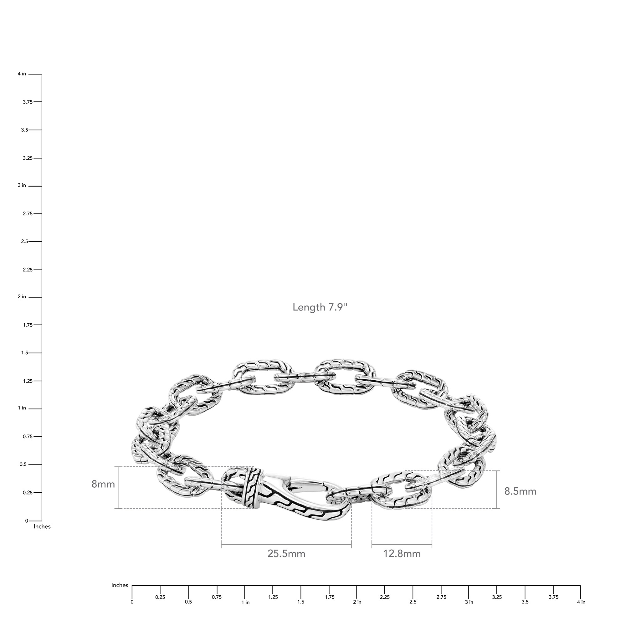 John Hardy Classic Chain Link Silver Bracelet | Costco