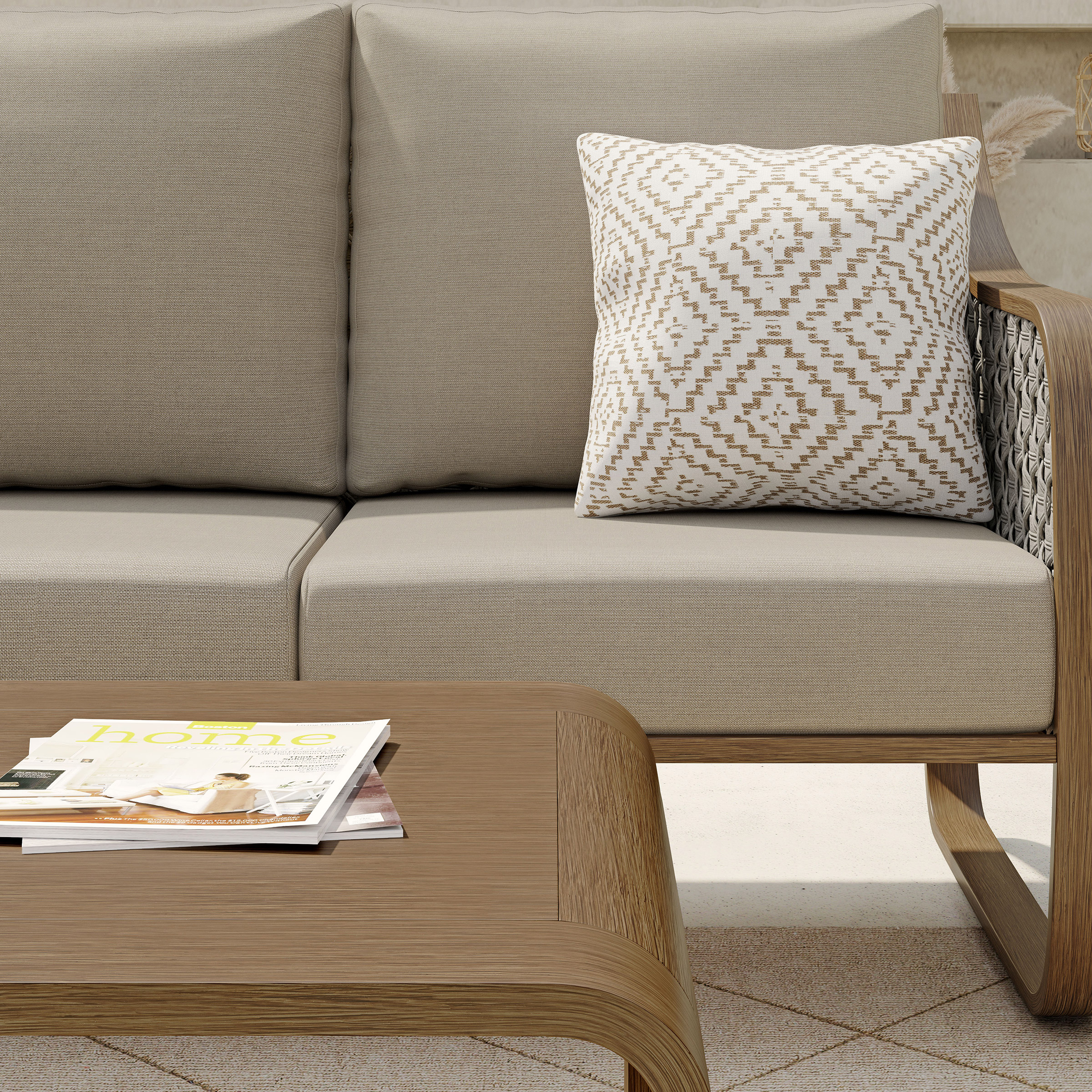 Honey Island 4-piece Patio Conversation Set | Costco