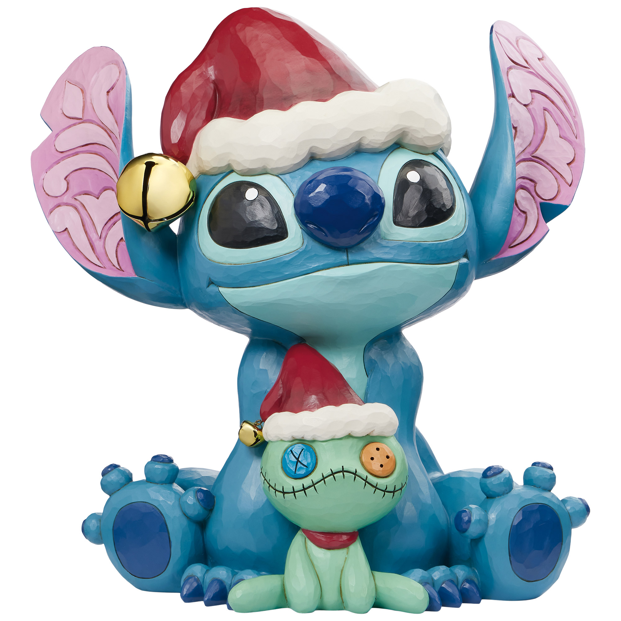 ジムショア　スティッチ　コストコ　クリスマス置物 Disney Holiday Stitch and Scrump Statue by Jim Shore | Costco