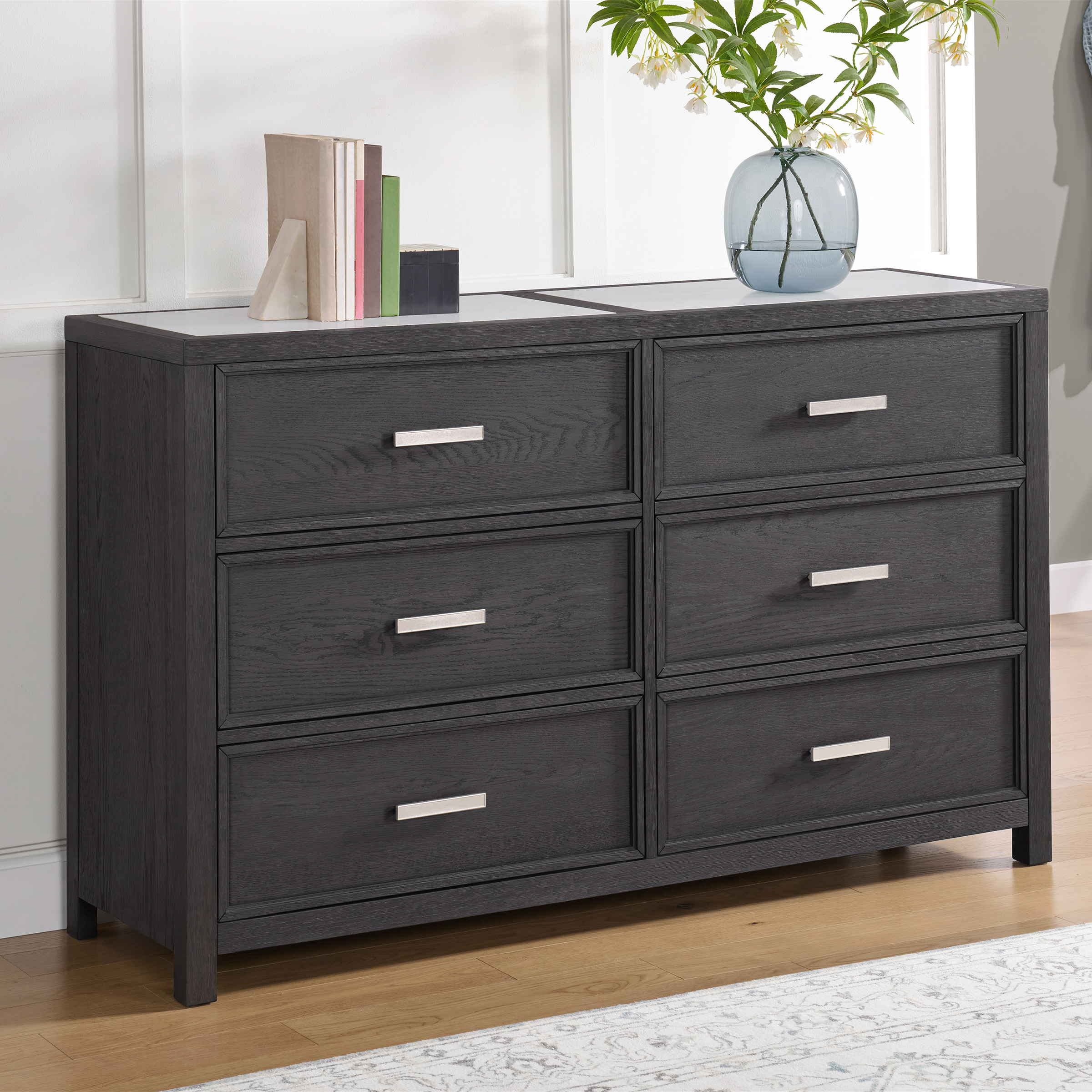 Bellevue 6-drawer Dresser with Quartz Top