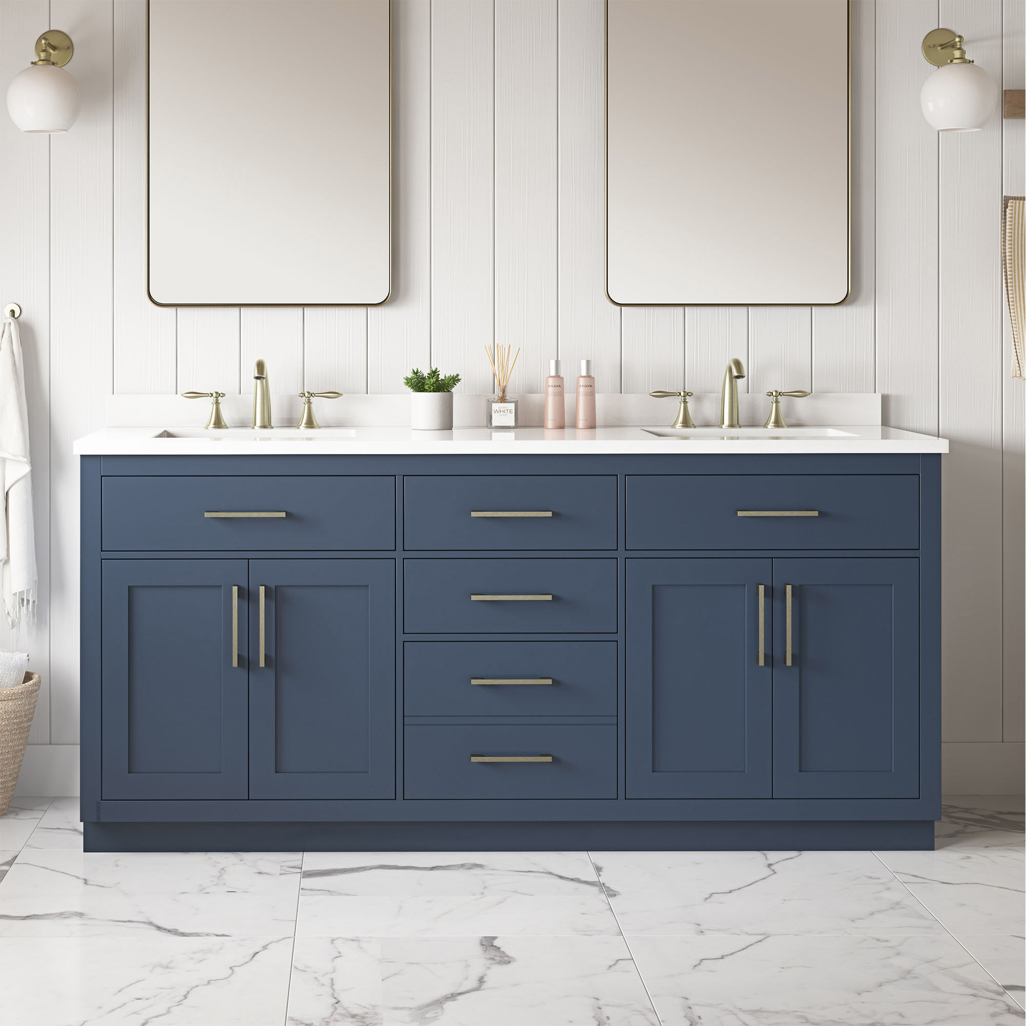 OVE Decors Alonso 72 in. Double Vanity