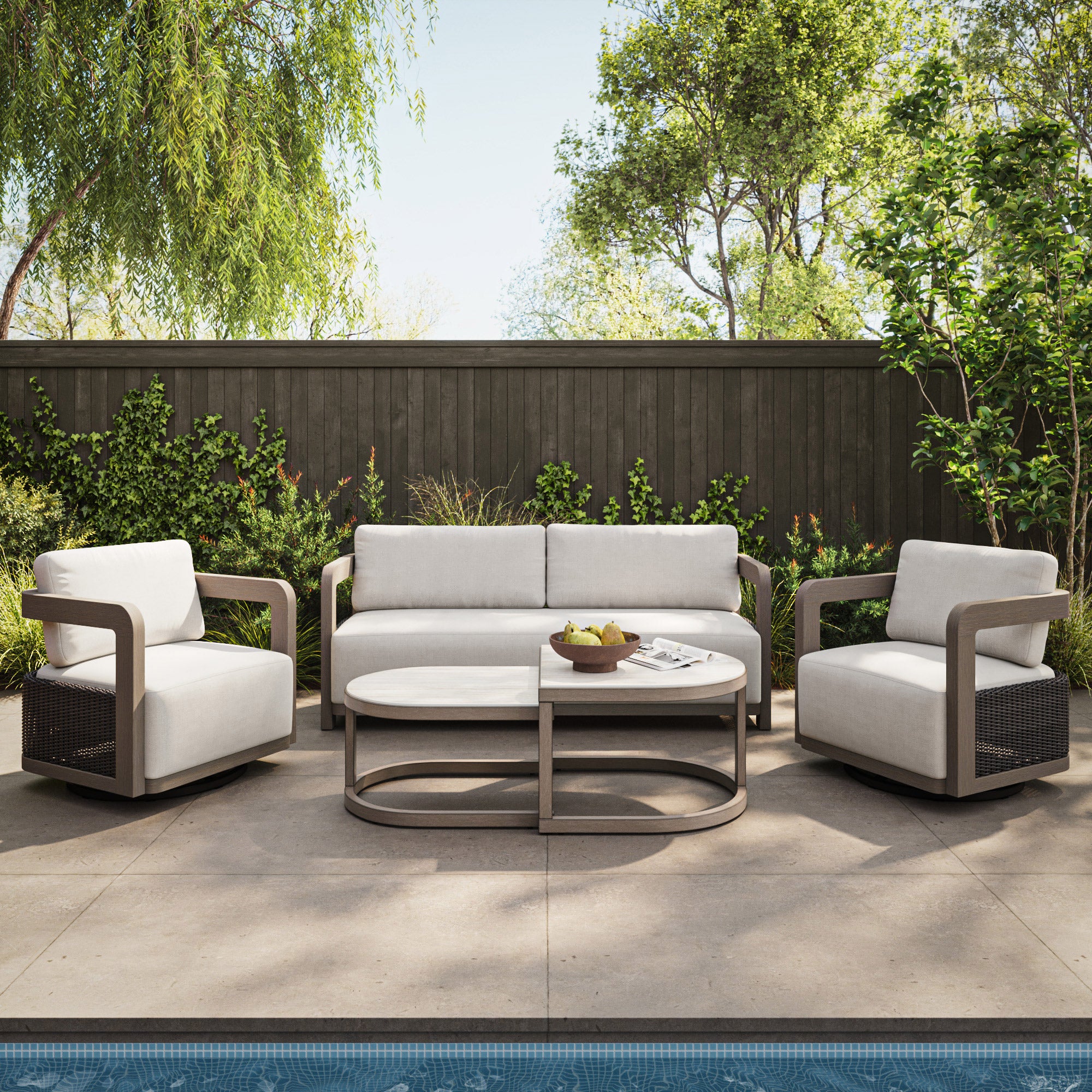 Agio Phoenix 5-piece Outdoor Patio Seating Set | Costco