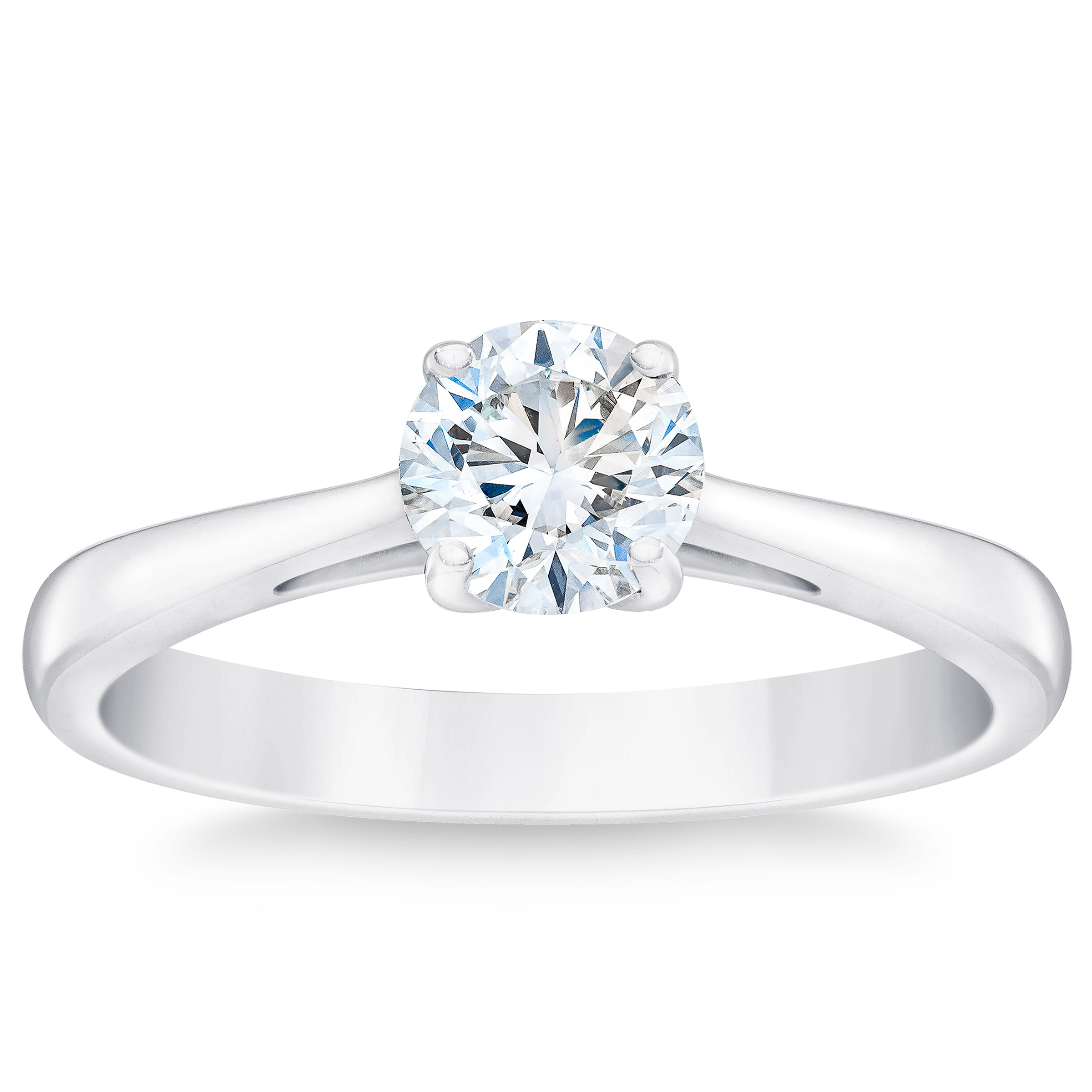 Round Brilliant Diamond Solitaire Ring (0.70 ct)