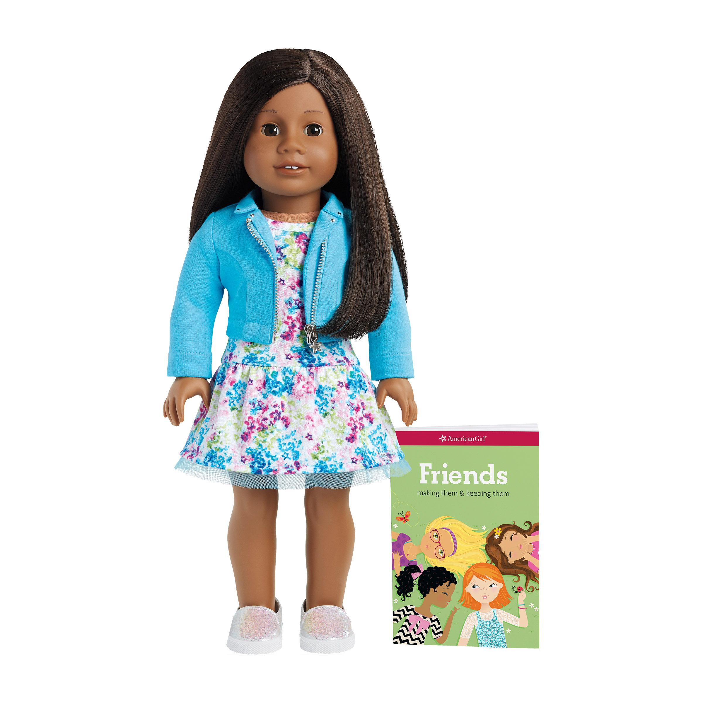 American Girl Truly Me Doll Outfit Bundle, Black Hair with Brown