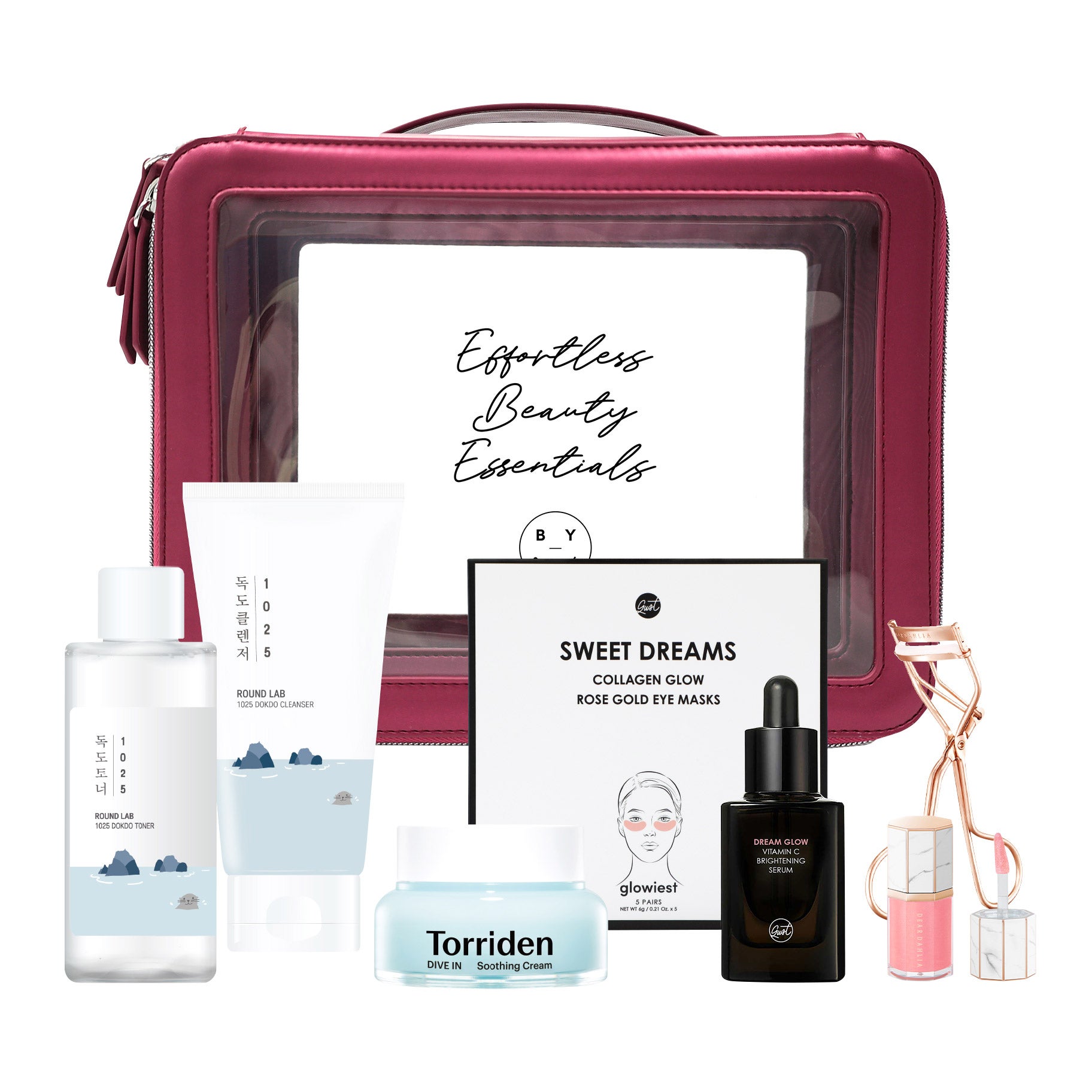 by Sophie K-Beauty Set and MakeUp Bag featuring Dear Dahlia