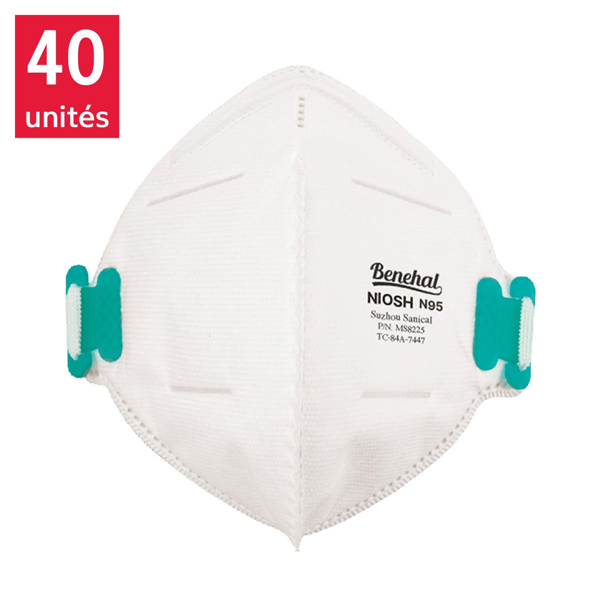 Medsup NIOSH N95 Particulate Respirator 40 Masks | Costco