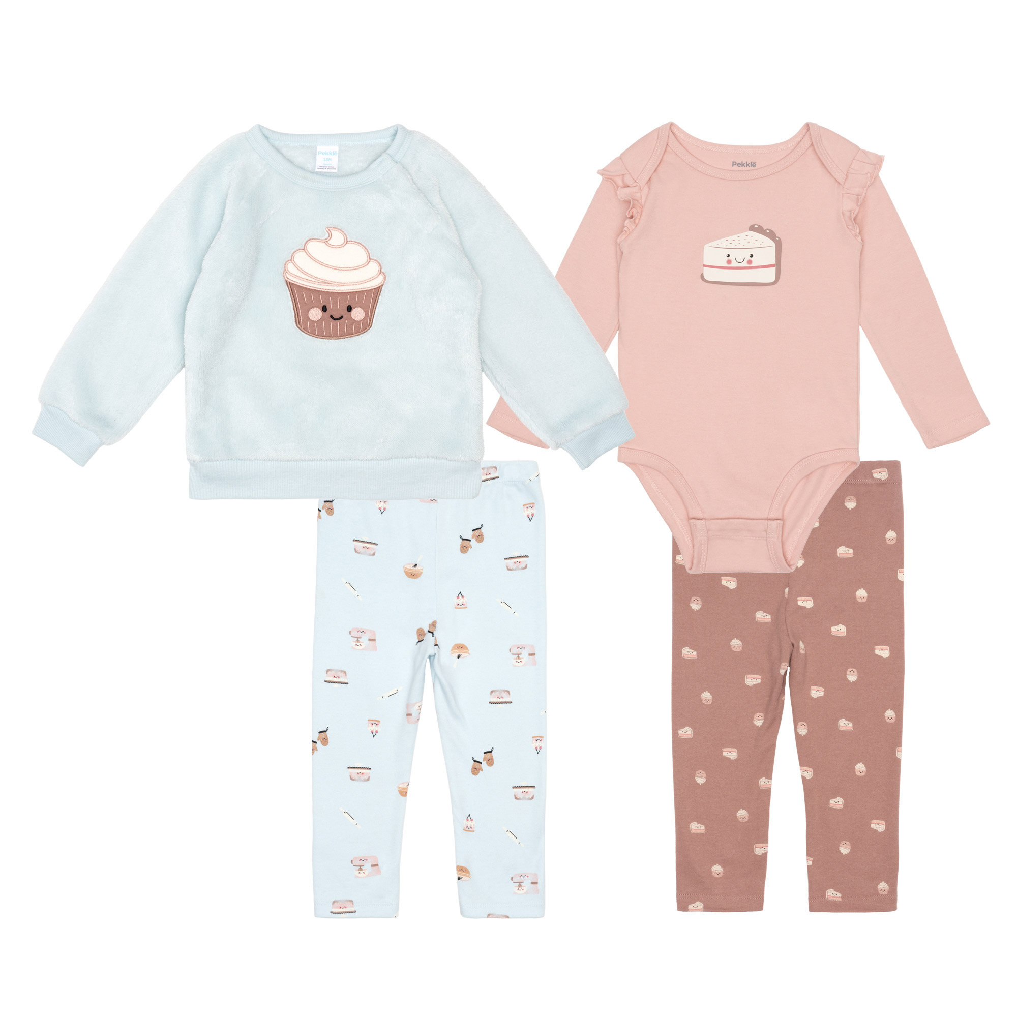 Pekkle Infant 4-piece Sherpa Set