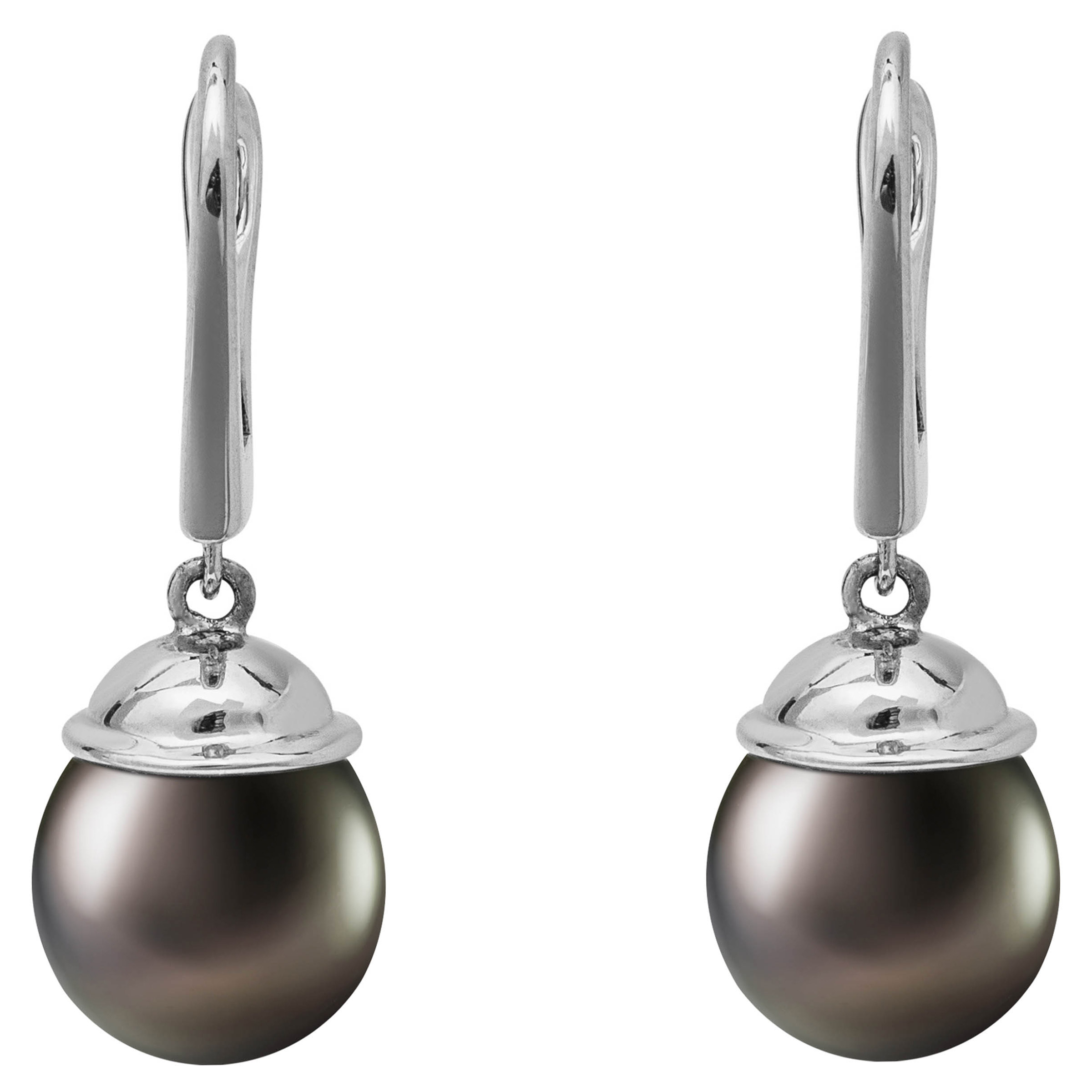 9-9.5 mm Tahitian Pearl Earrings