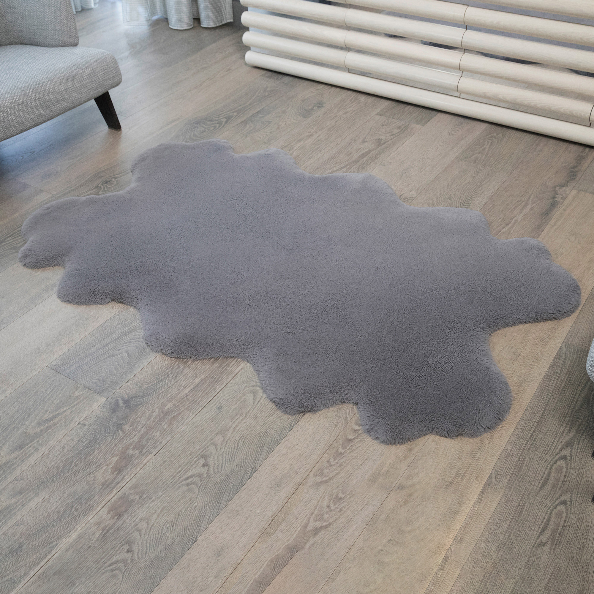 Mon Chateau Faux Fur Quad Rug Costco