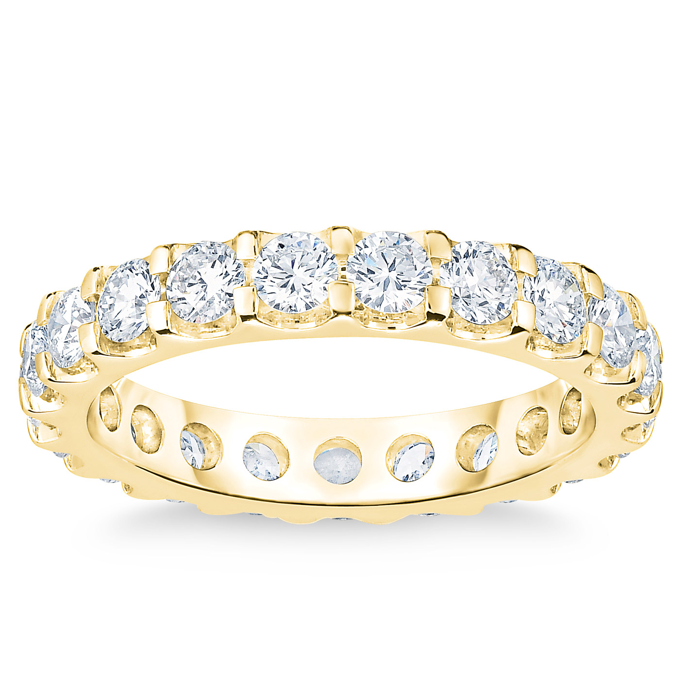 Round Brilliant 2.00 ctw VS2 Clarity  I Color Diamond Eternity Band