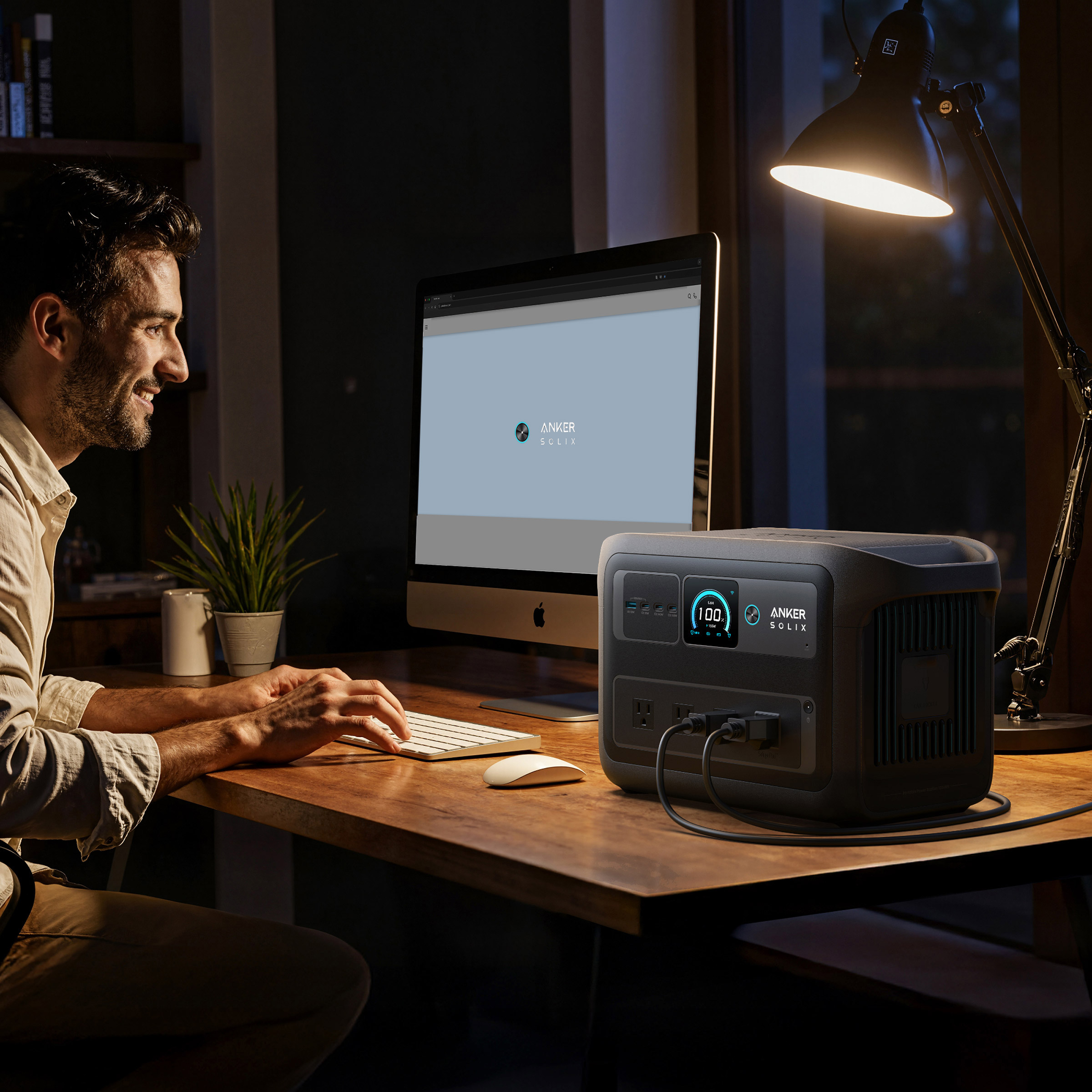 Anker SOLIX C1000X Gen 2 Portable Power Station with 200W Bifacial Solar  Panel | Costco