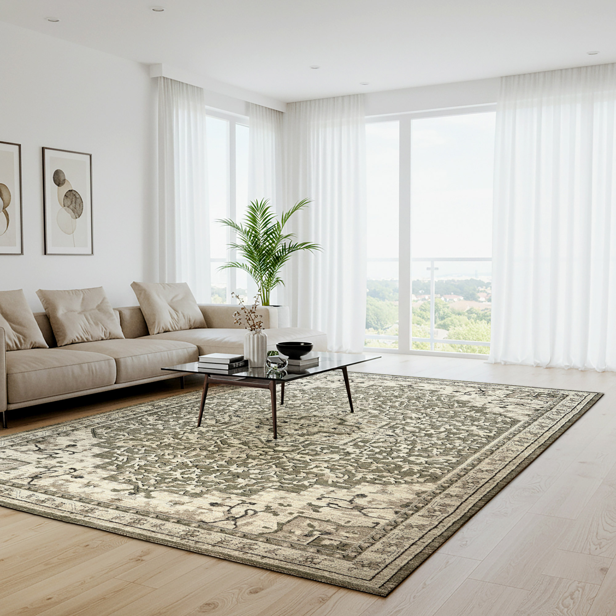 Solaris Area Rug, Keela Sage, 8'8