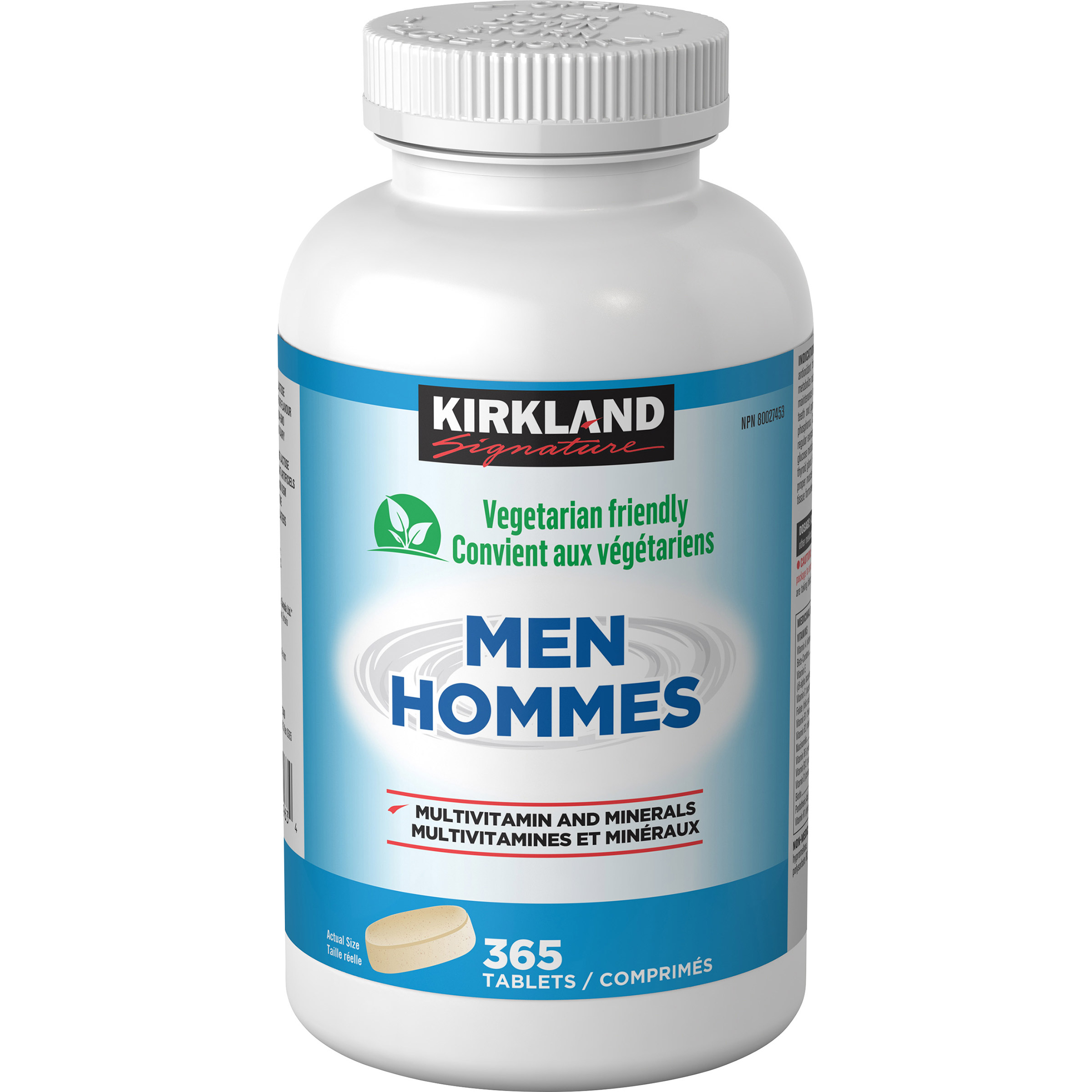 Kirkland Signature – hommes multivitamine, 365 comprimés