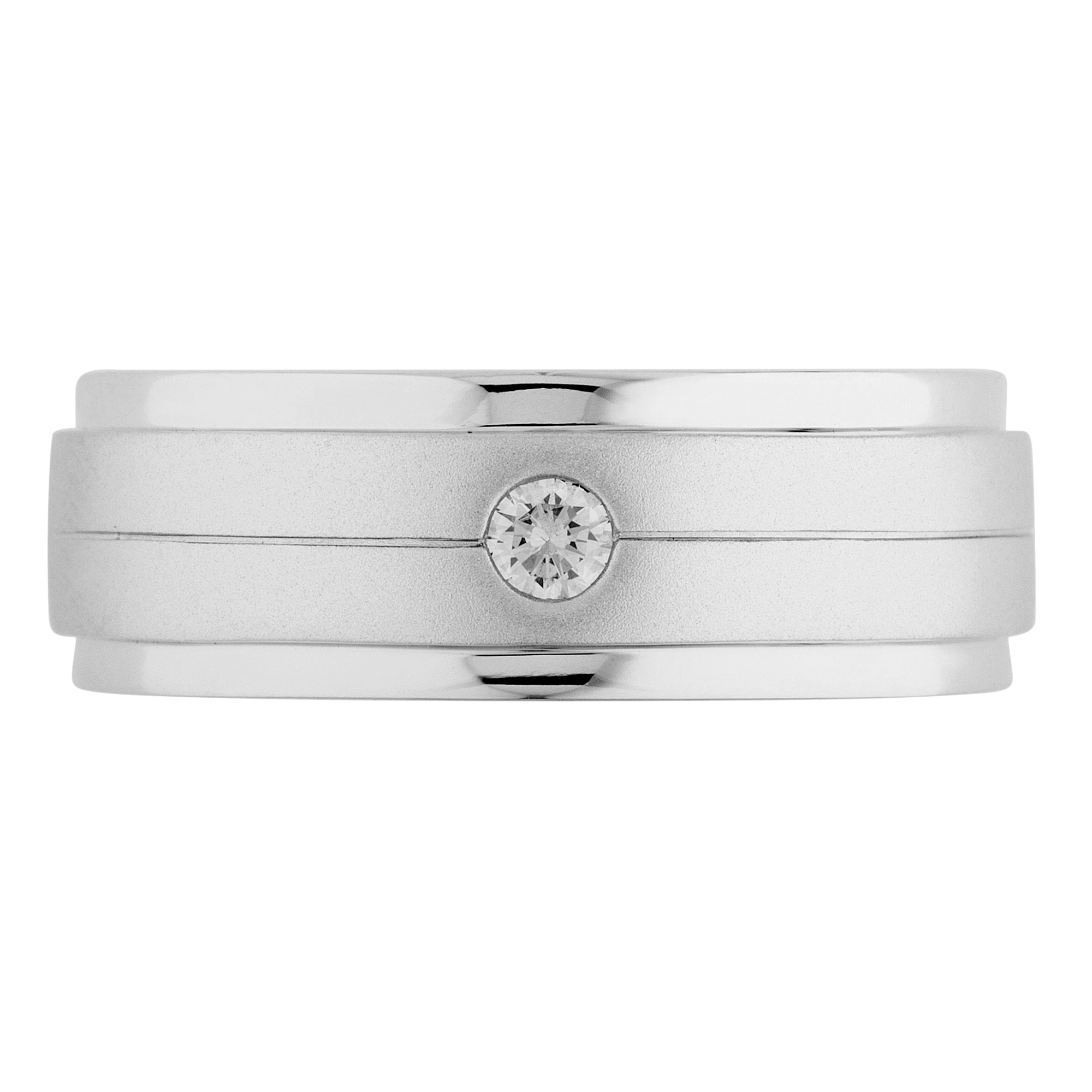 Men's Round Brilliant Diamond Band (0.10 ct) | Costco