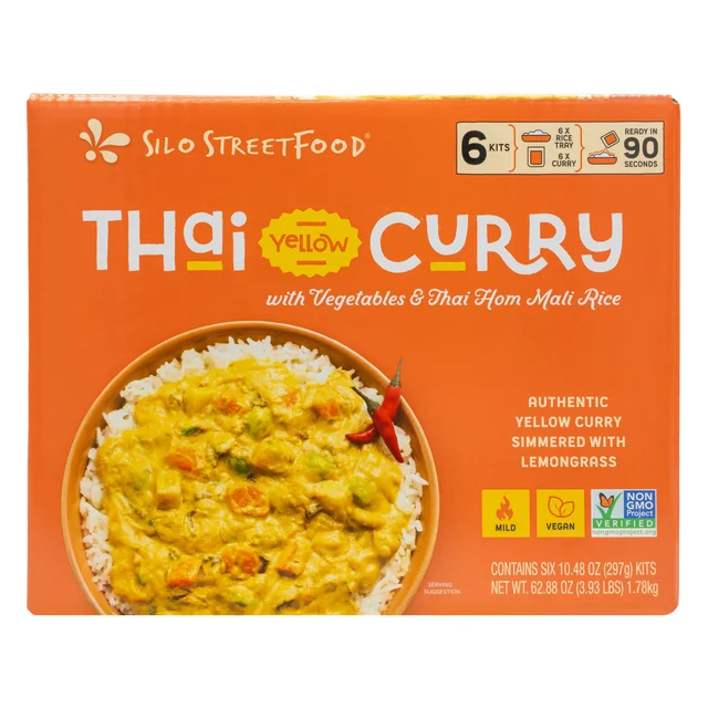 SILO STREETFOOD THAI CURRY RICE 6 PACK 10.48 OUNCES EA