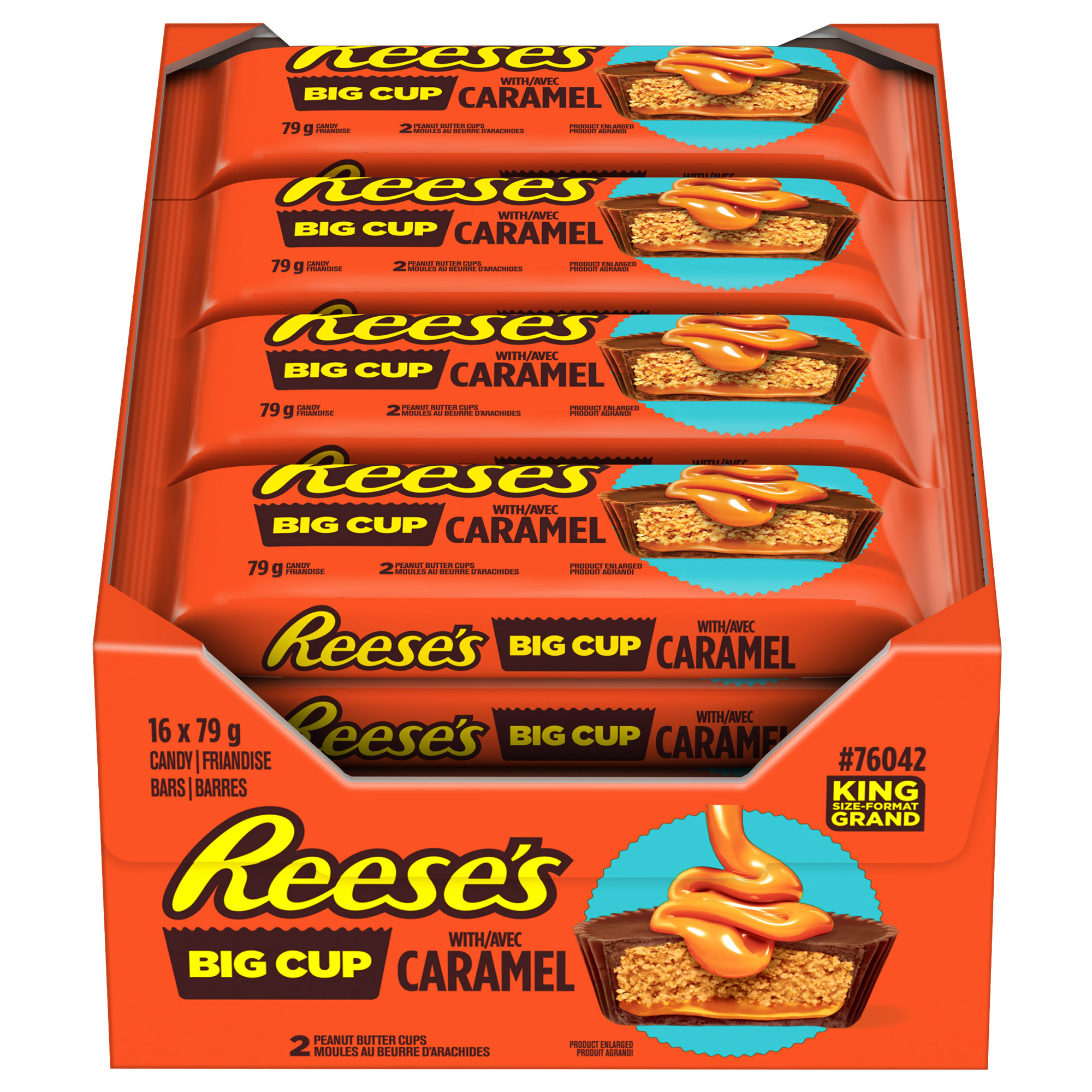 Reese’s Peanut Butter Cups With Caramel, 16 × 79 g